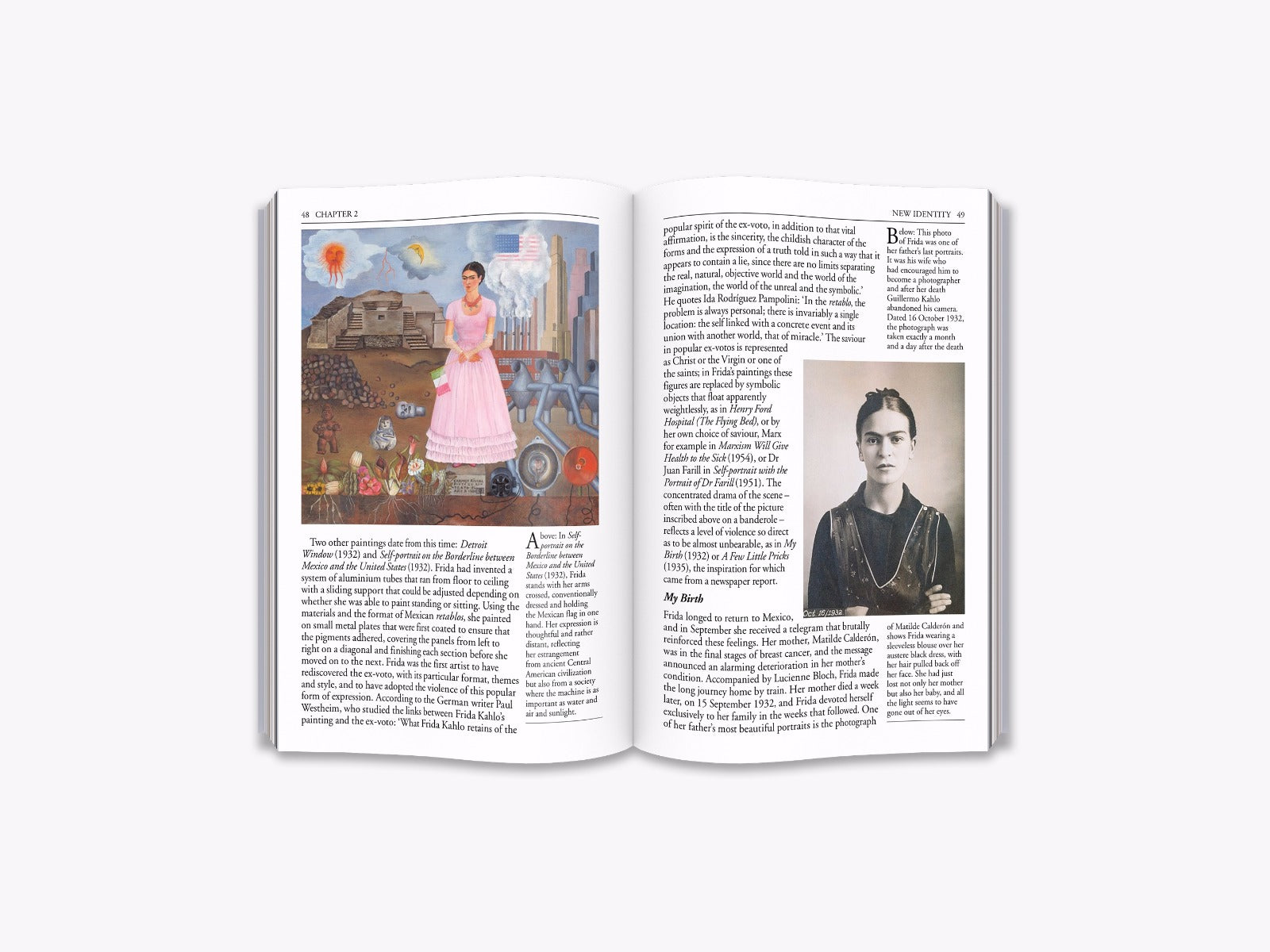 Frida Kahlo Art Book - New Horizons Biography | Mexican Artist, Feminist Icon & Surrealist Painter | Perfect for Art Lovers, Students & Home Decor