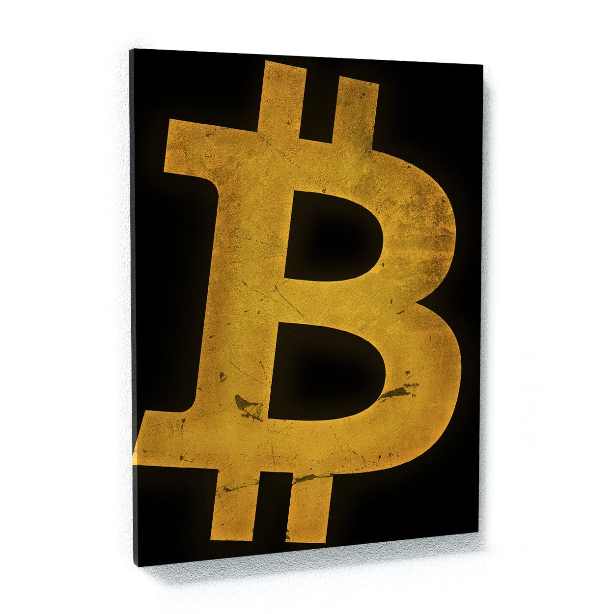 Crypto Canvas Wall Art - Bitcoin & Ethereum Digital Currency Themed Decor for Home & Office | Perfect for Living Room, Bedroom & Workspace