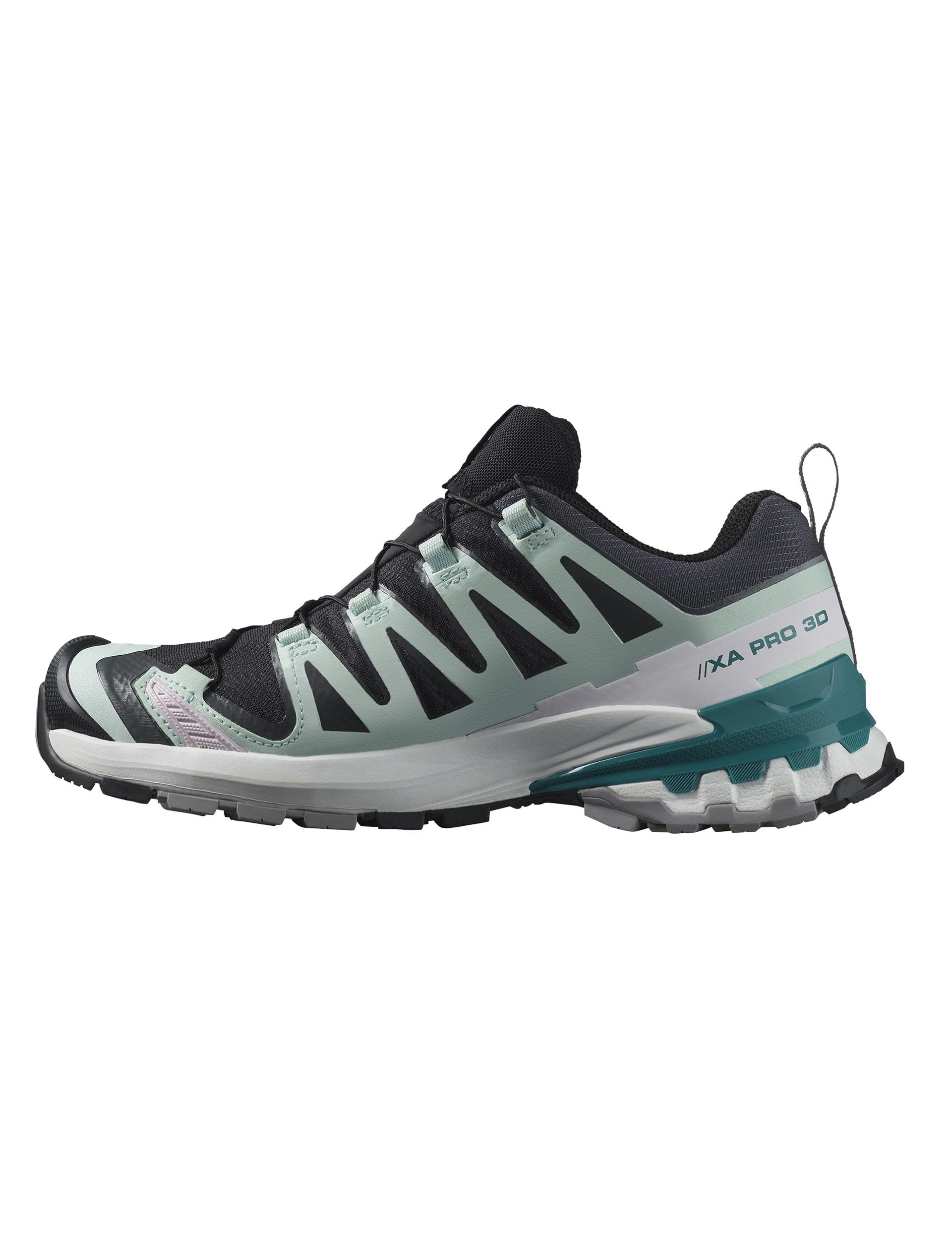 XA Pro 3D V9 Gore-Tex Trail Running Shoes - Black/Bleached Aqua/Harbor Blue | Waterproof Hiking & Outdoor Adventure Footwear for Men & Women