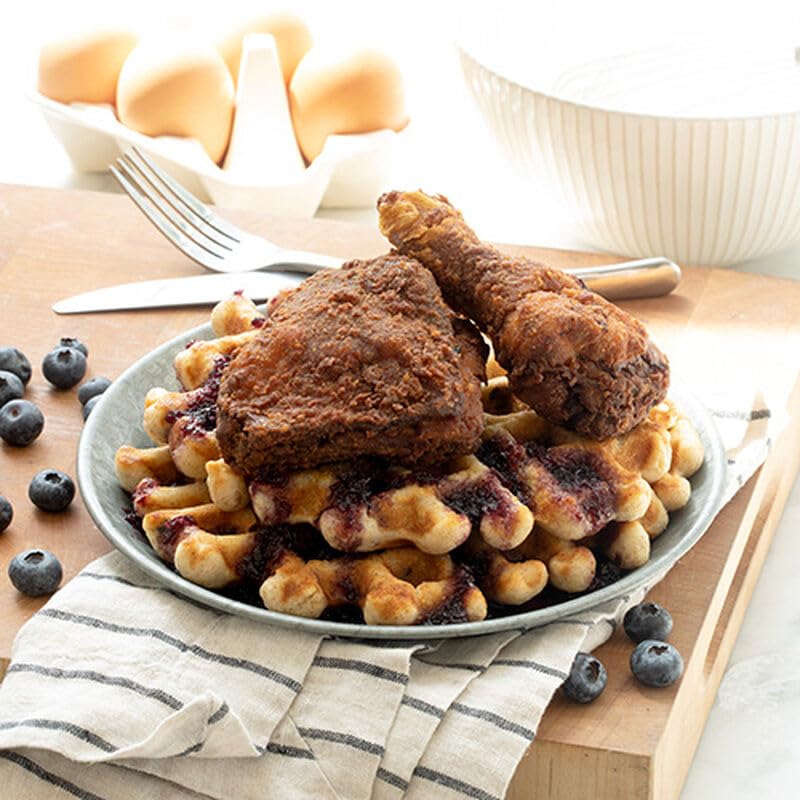 Stonewall Kitchen Blueberry Pancake & Waffle Mix - 16oz | Premium Breakfast Mix for Fluffy Pancakes & Crispy Waffles | Perfect for Family Brunch, Weekend Treats & Holiday Breakfasts