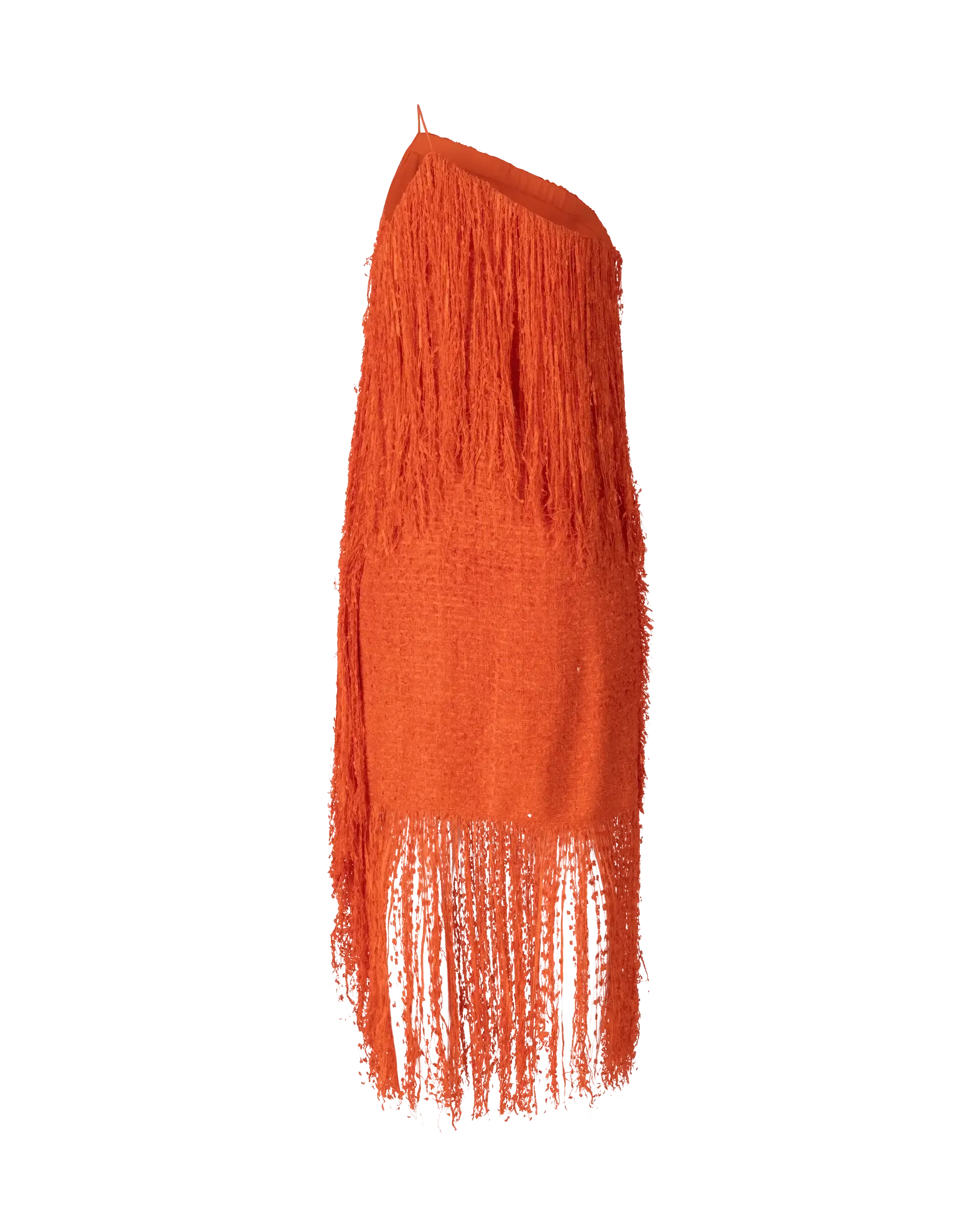 Elegant Fringe Detail One Shoulder Dress for Women - Perfect for Evening Parties, Cocktail Events & Special Occasions