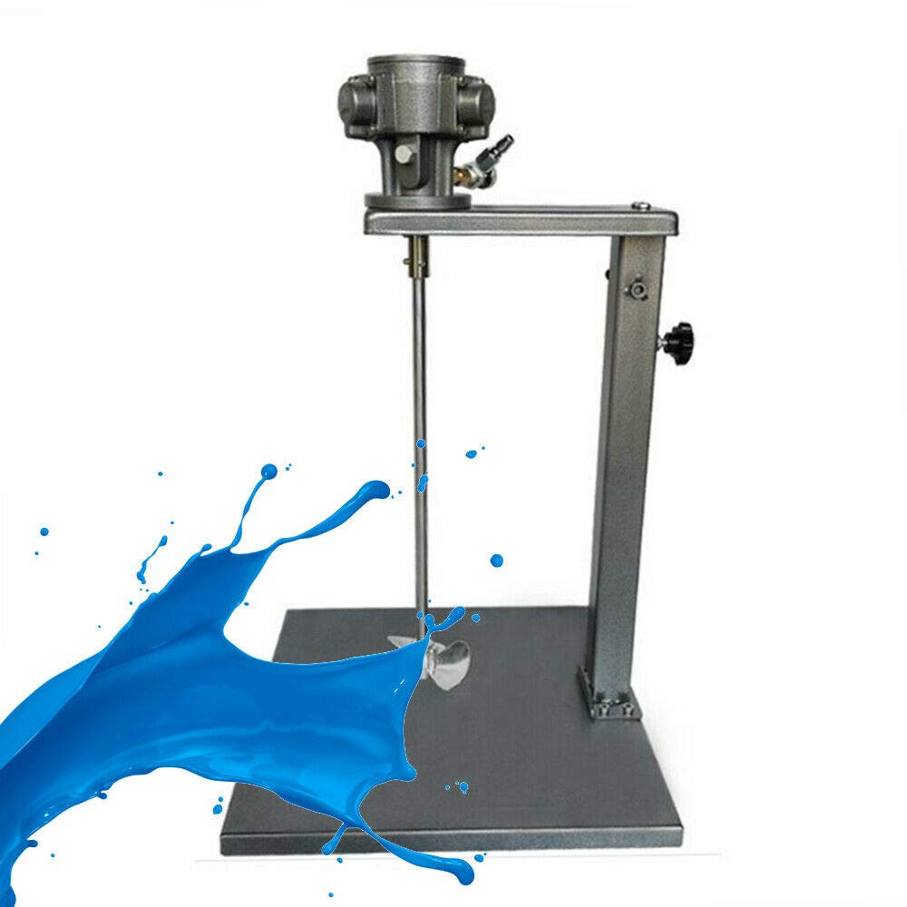 5 Gallon Pneumatic Paint Mixer - 1/4HP Air Agitator for Paint, Ink & Coating - Stainless Steel Industrial Mixing Tool - Perfect for Automotive, Construction & DIY Projects