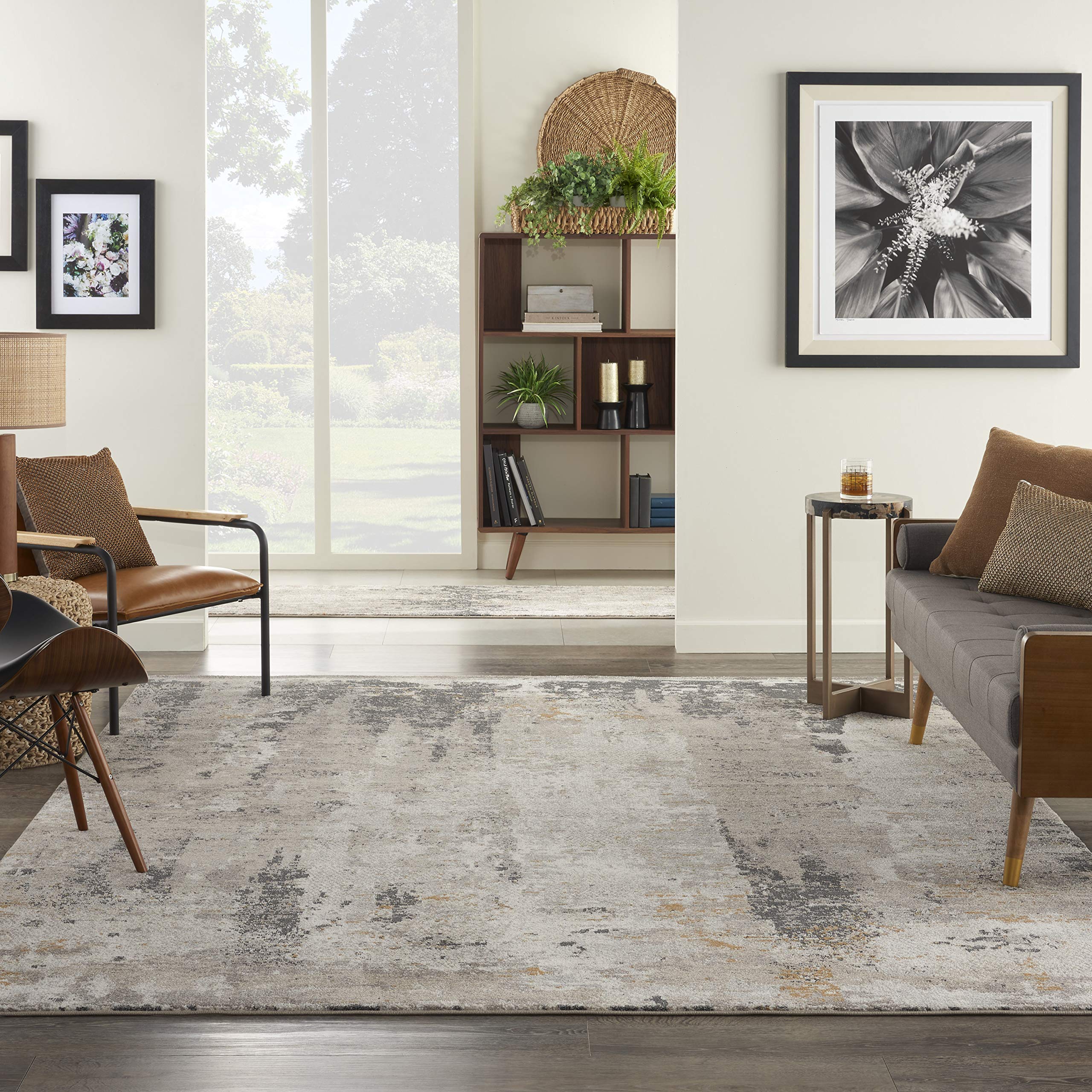 Nourison Ludlow Modern Cream Grey 7'10
