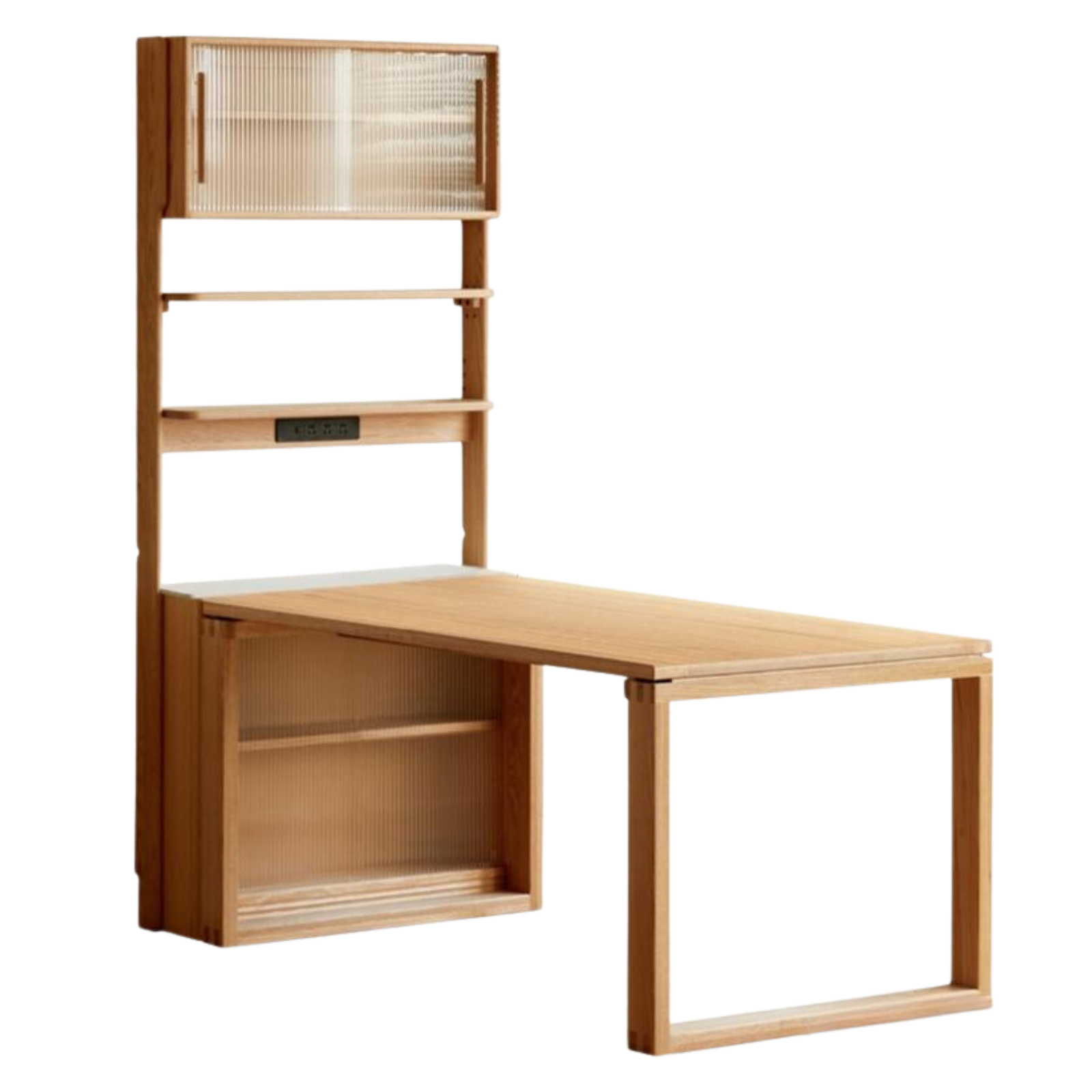 35x9.4x76.8 inch / 89x24x195 cm / natural wood color / sideboard + dining table 63.0x33.5x29.5 inch / 160x85x75 cm