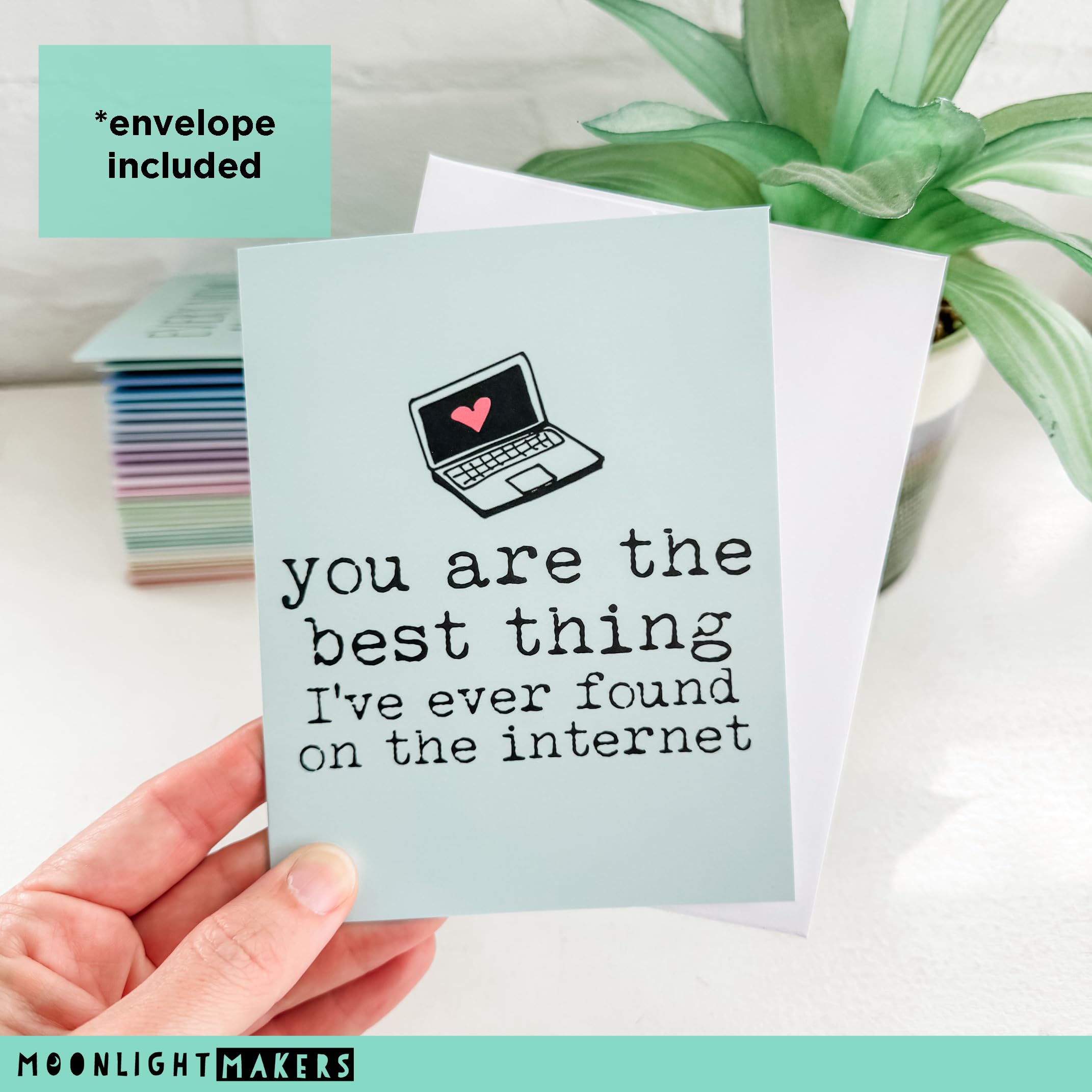 Olive Me Loves Olive You Greeting Card - Romantic Anniversary, Valentine's Day & Birthday Card for Girlfriend, Wife or Partner | Perfect for Couples Gifts, Love Notes & Special Occasions
