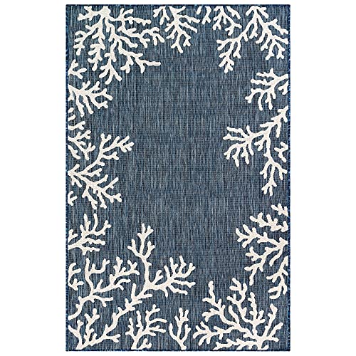 Coral Border Navy