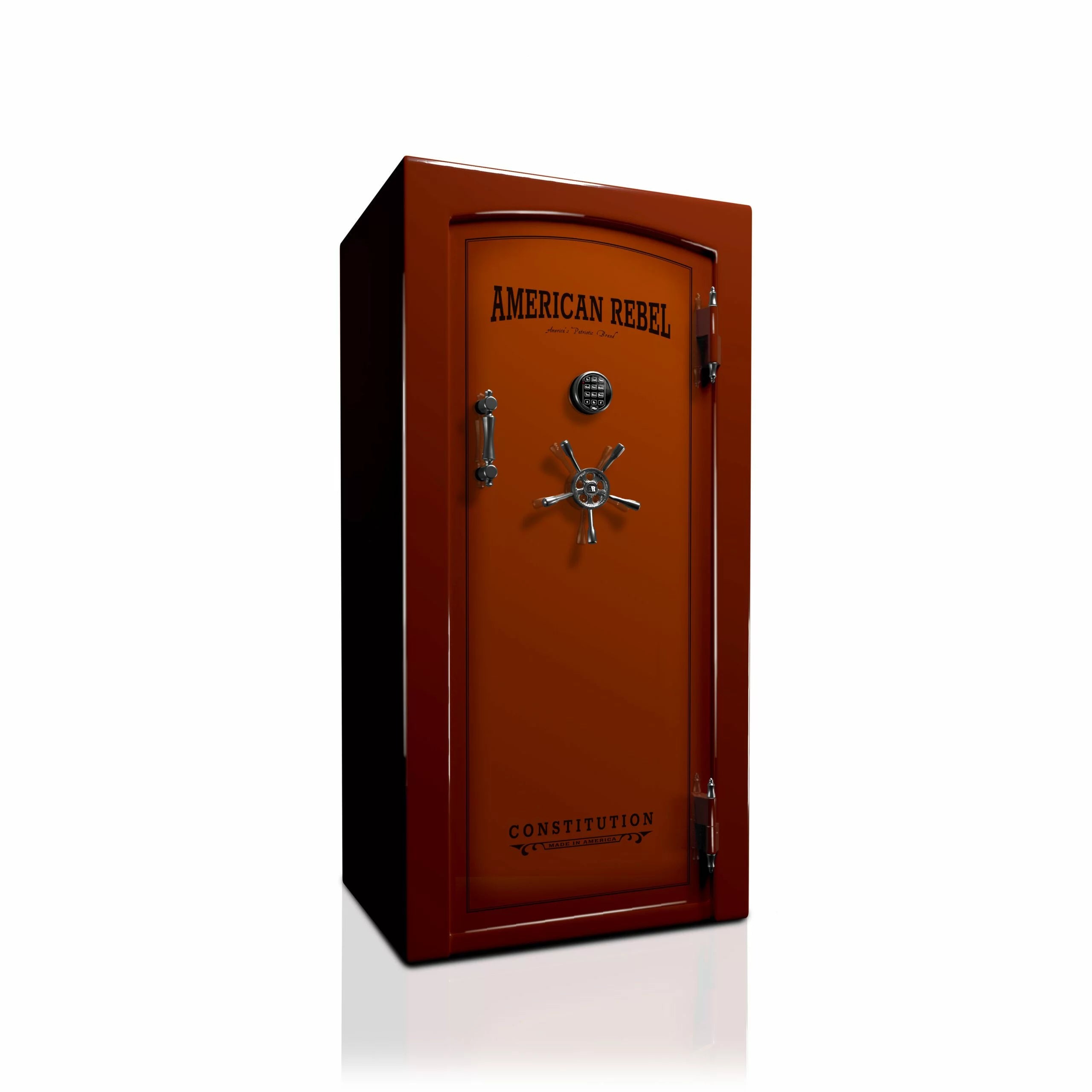 American Rebel CS25 Constitution 25 Gun Safe - Fireproof & Secure Handgun Storage for Home & Office Protection | Pistol Safe for Bedroom, Closet & Vehicle Use