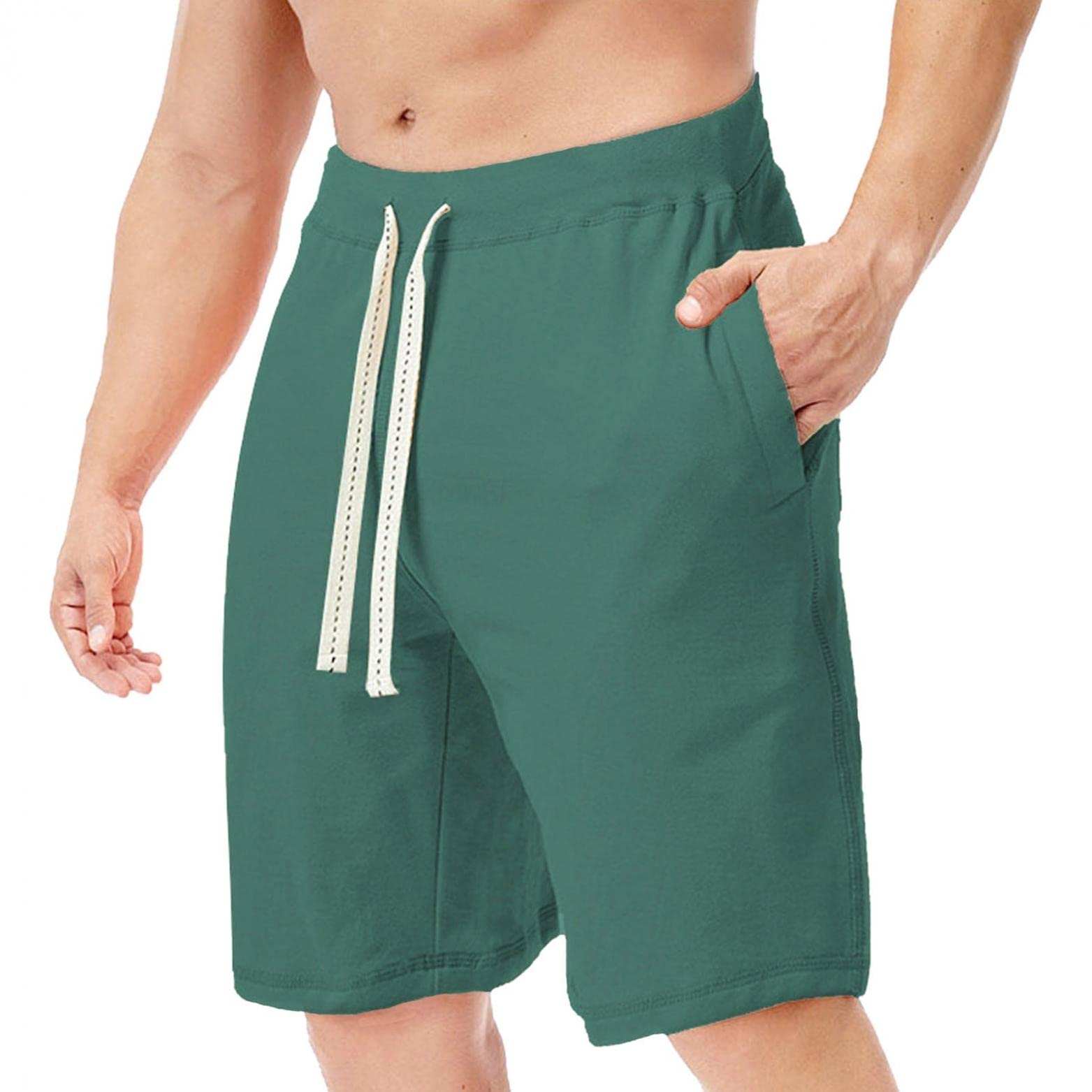 Men's Quick Dry Athletic Basketball Shorts with Pockets - Breathable Workout Shorts for Running, Gym & Casual Wear