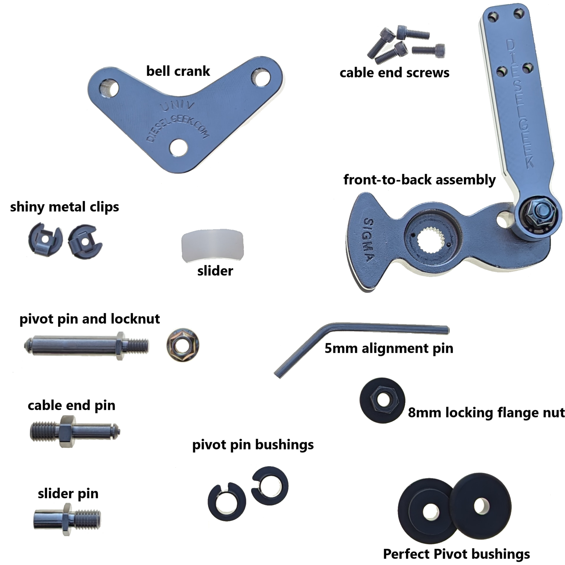Sigma 5 Five Speed Short Shift Kit for Volkswagen MK4 Golf/Jetta - Performance Gear Shifter Upgrade for Smoother Shifting (Perfect for Racing & Daily Driving)