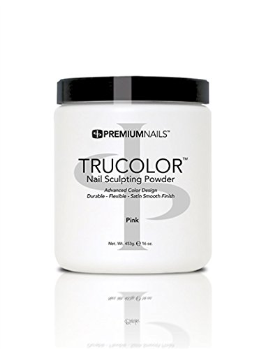 Trucolorpowder Acrylic Nails Powder - 16oz/453g Pink Nail Art Powder for Professional Salon & DIY Manicure at Home
