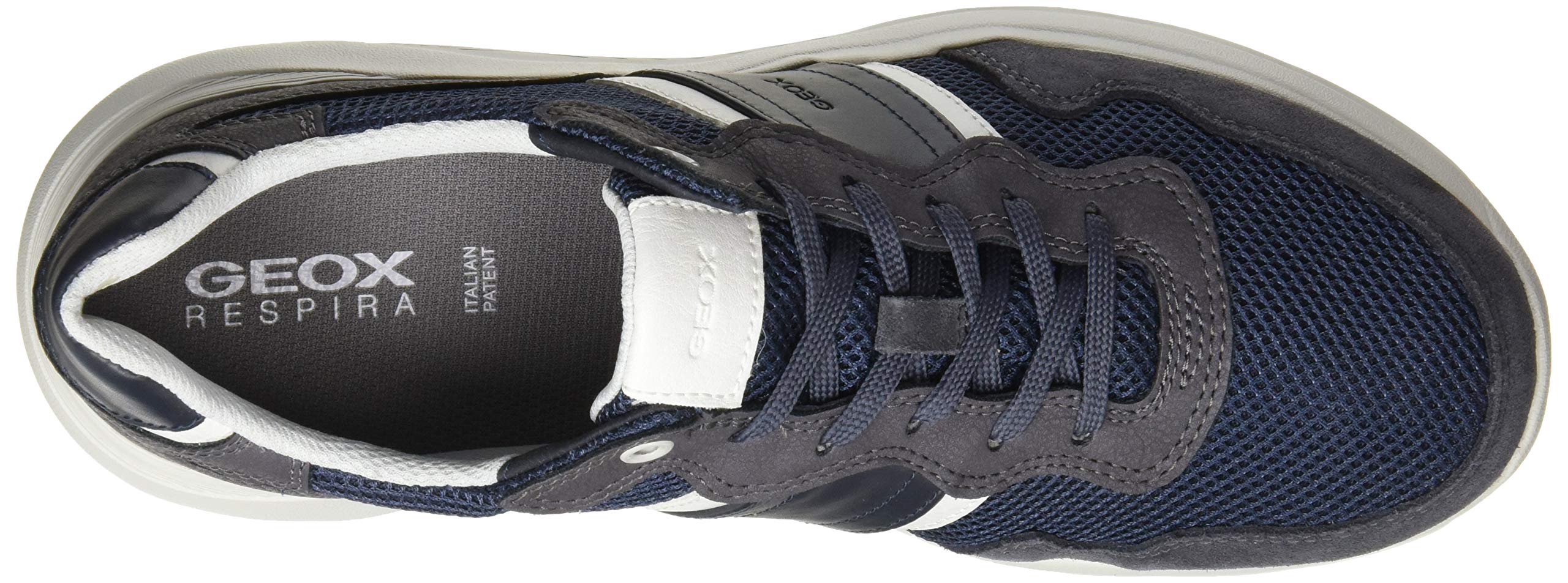 Geox U Damiano B Men's Sneakers - Breathable Comfort Shoes for Walking, Running & Casual Wear
