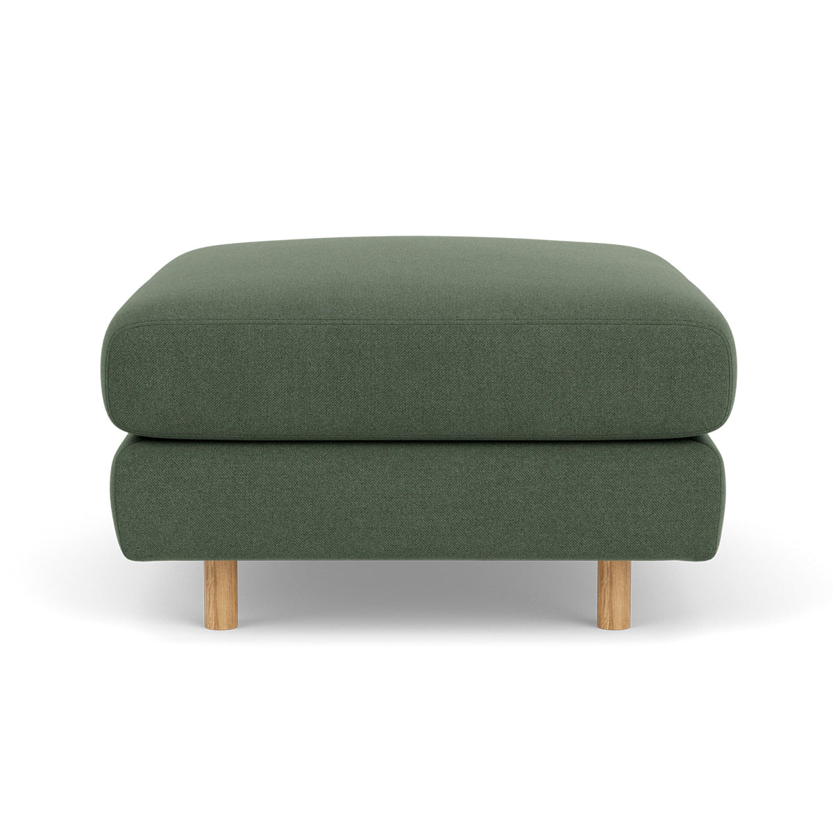 Dylan Fabric Ottoman - Soft and Stylish Footrest, Storage Bench, Living Room Accent Piece - Perfect for Small Spaces, Bedroom, or Lounge Area