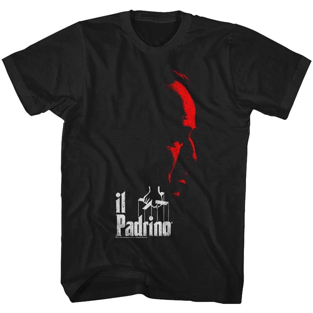 Godfather Movie T-Shirt - Corleone Red & White Tee for Men - Classic Crime Drama Apparel - Perfect for Movie Fans, Gifts & Casual Wear