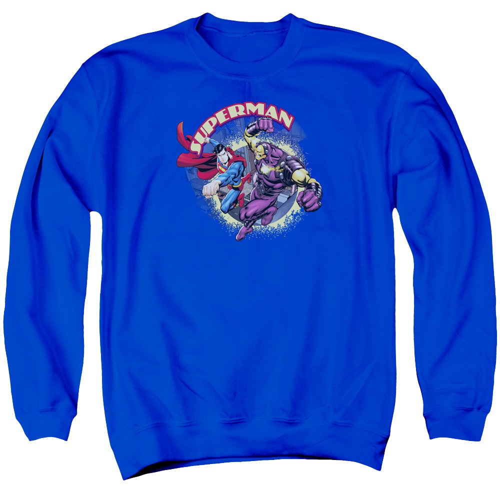 Superman Vs Mongol Unisex Crewneck Sweatshirt for Men & Women | Casual Wear, Cosplay, Superhero Fan Gift