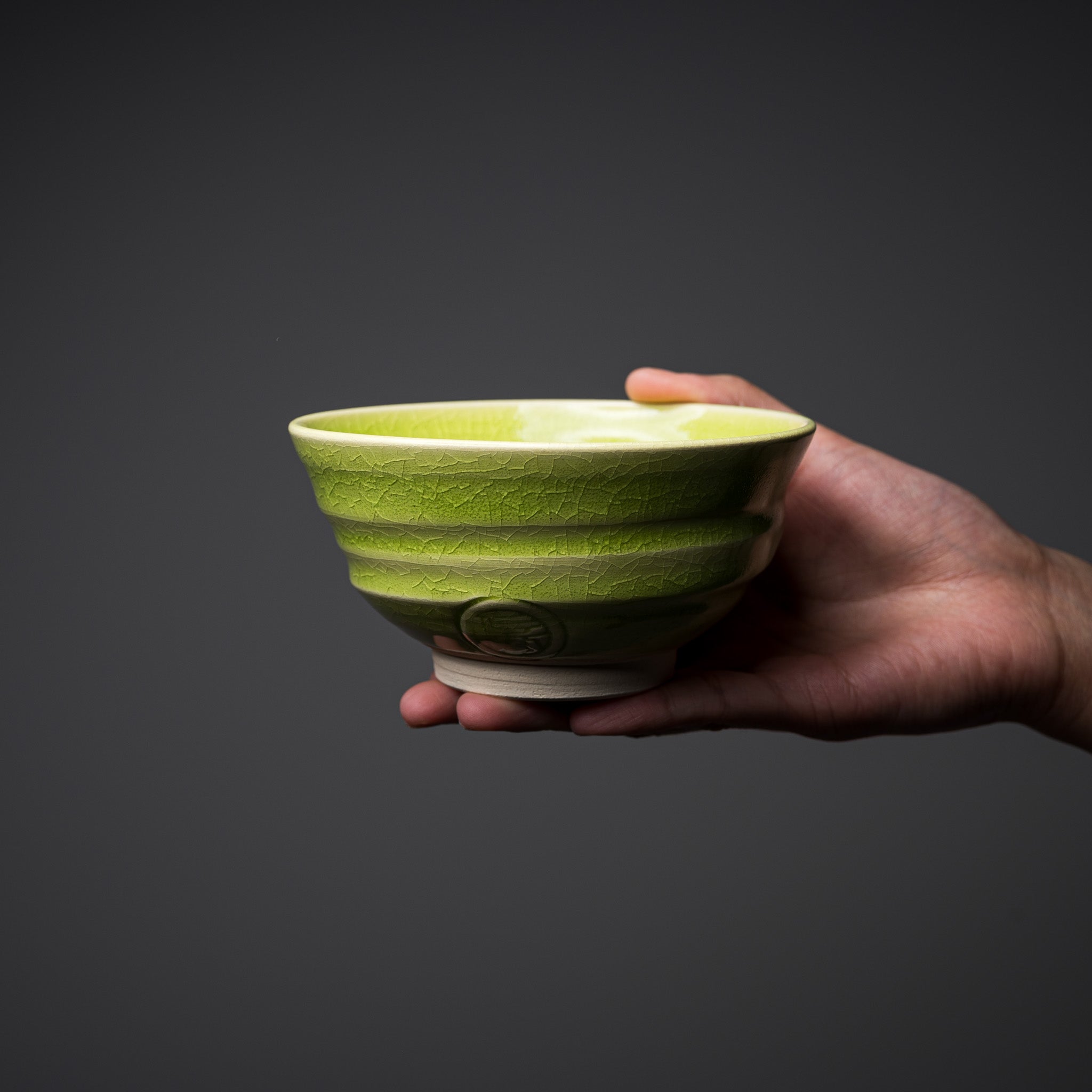 Premium NINSHU Matcha Bowl - Kaguya / かぐや - Authentic Japanese Ceramic Tea Cup for Traditional Tea Ceremony & Zen Meditation