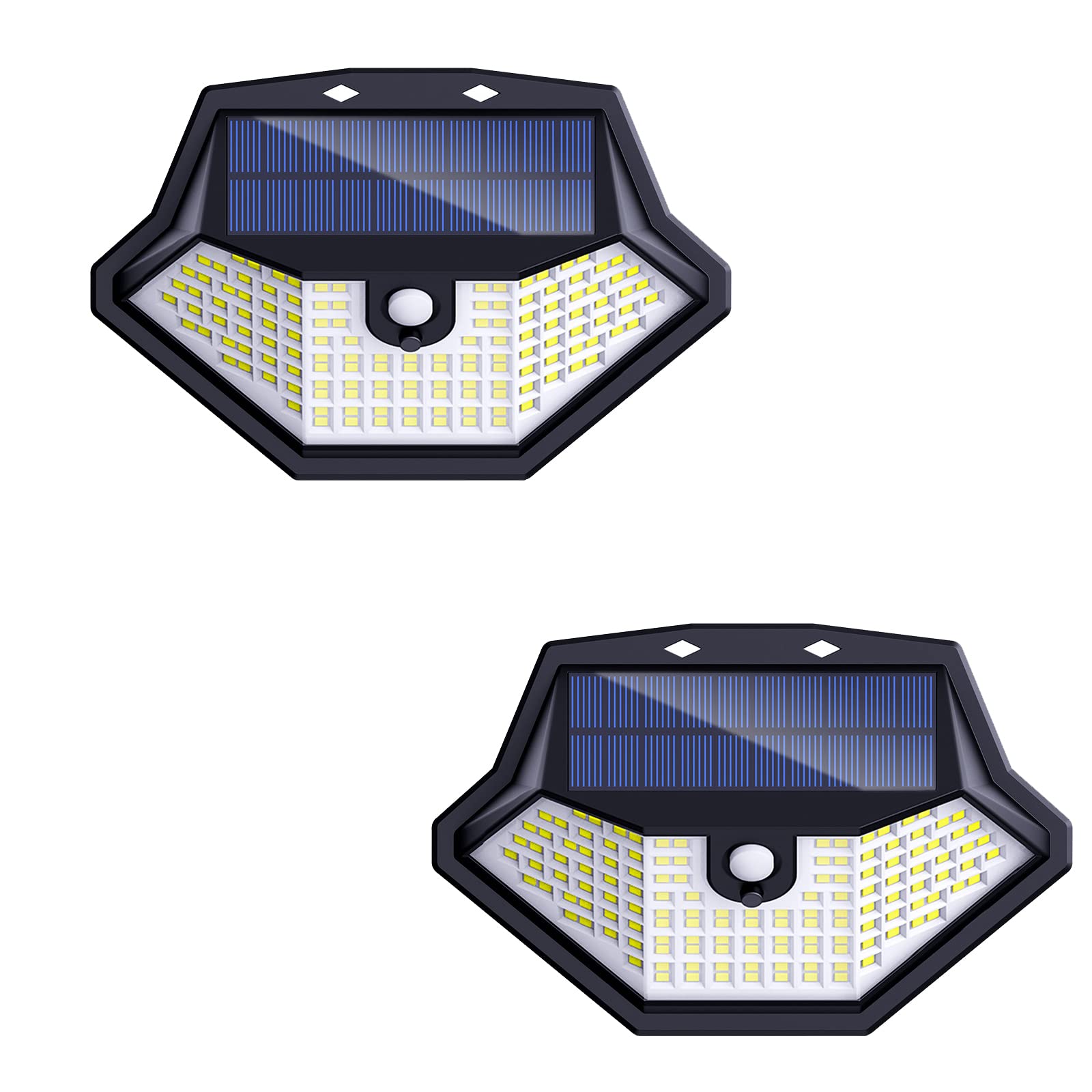 GORH Solar Lights Outdoor - 134 LED Super Bright Wireless Motion Sensor Lights, IP65 Waterproof Wall Light for Garden, Patio, Porch & Yard | Easy Install Security Lighting for Home & Pathway Safety