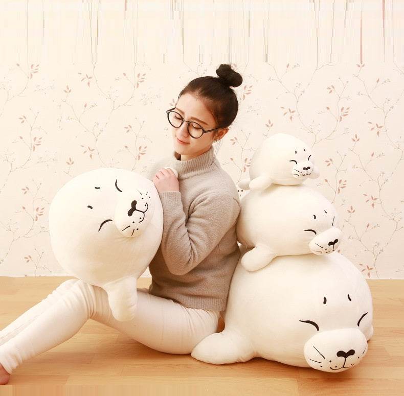 Cute Sebastian the Seal Stuffed Animal Plush Toy - Soft & Huggable Gift for Kids, Adults, Collectors | Perfect for Birthdays, Christmas, Nursery Decor & Cuddling