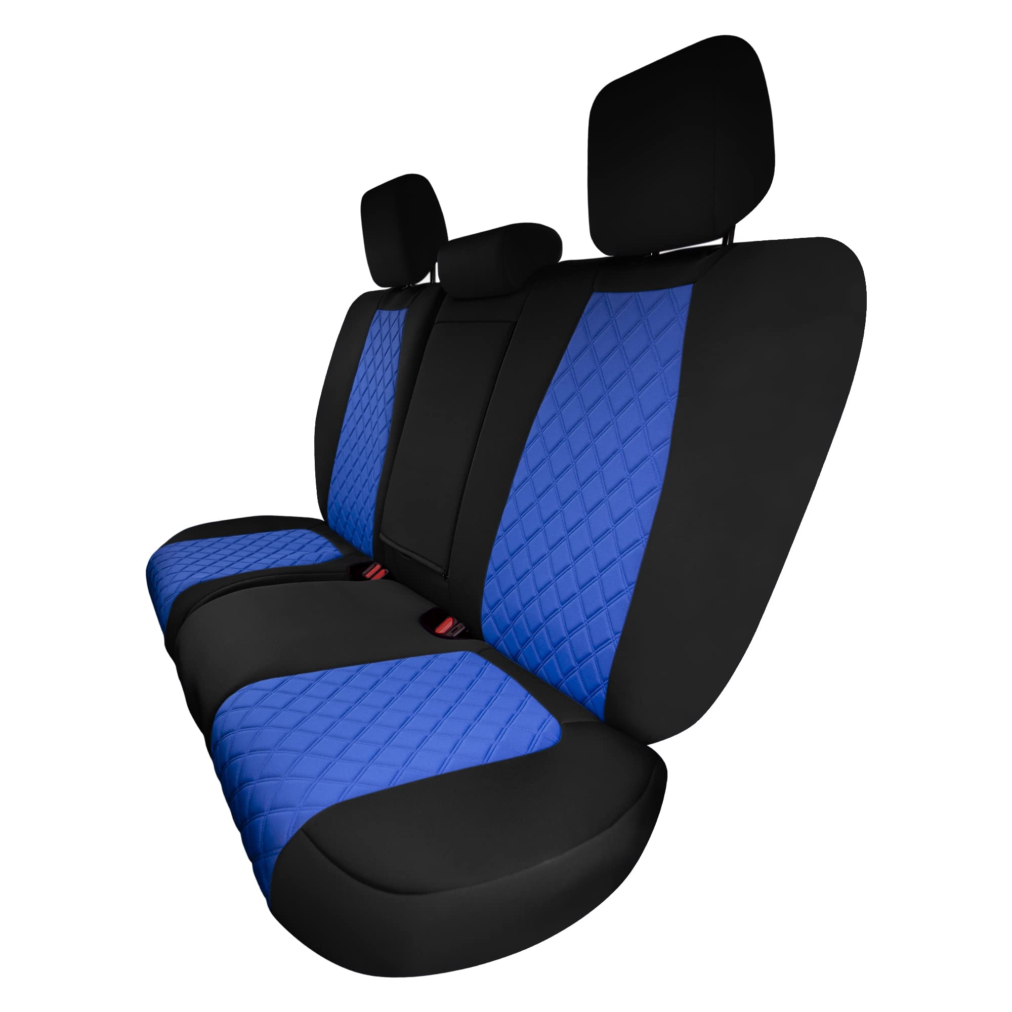 Custom Fit Neoprene Seat Covers for Honda CR-V LX/EX/EX-L (2017-2022) - Waterproof Rear Seat Protectors with Neosupreme Insert in Blue | Perfect for Road Trips, Pet Protection & Spill Prevention