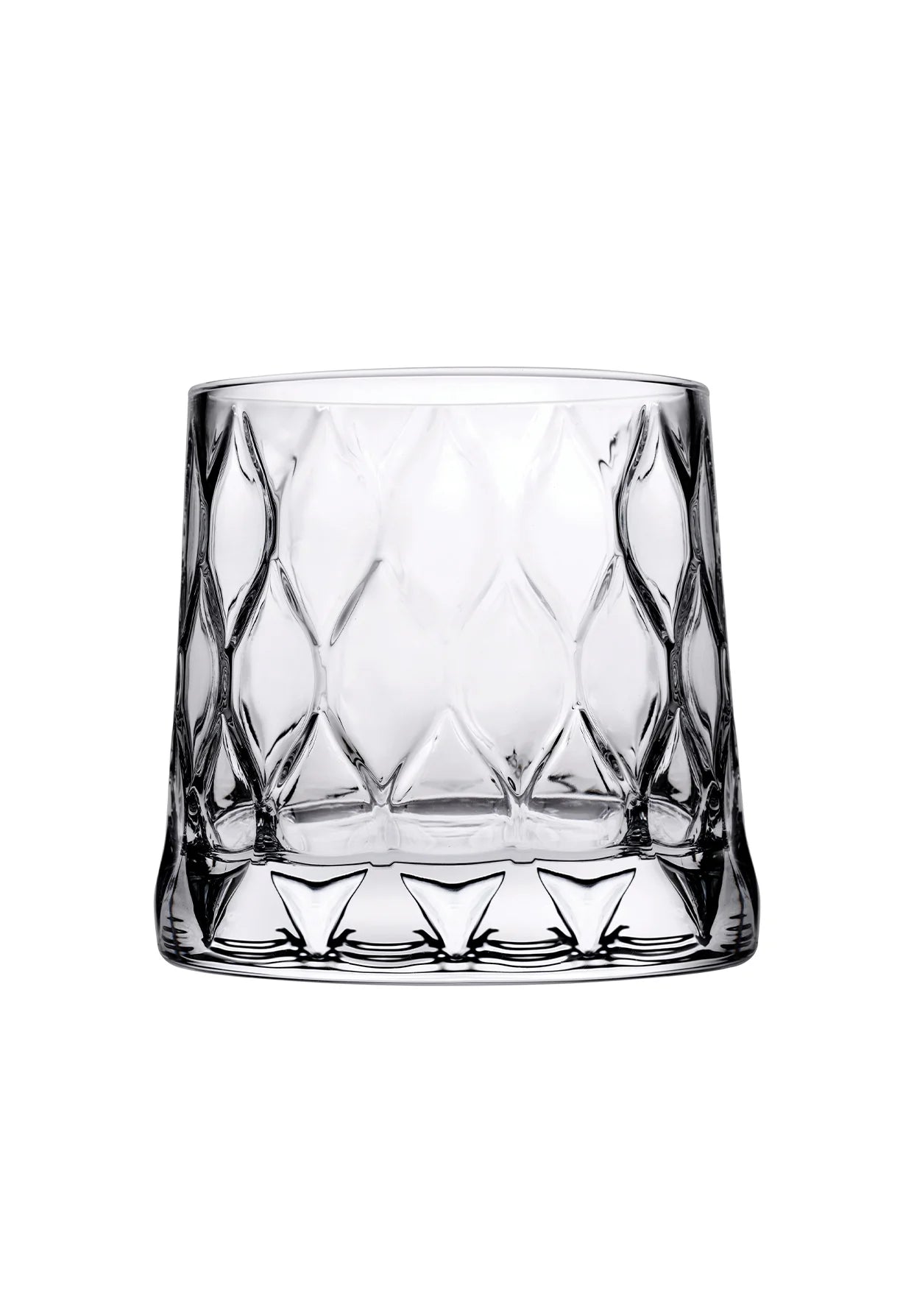Browne 10.5 Oz Leafy Whisky Glass Set - Premium Crystal Clear Whiskey Glasses for Bourbon, Scotch & Cocktails - Perfect for Home Bar, Gifts & Entertaining