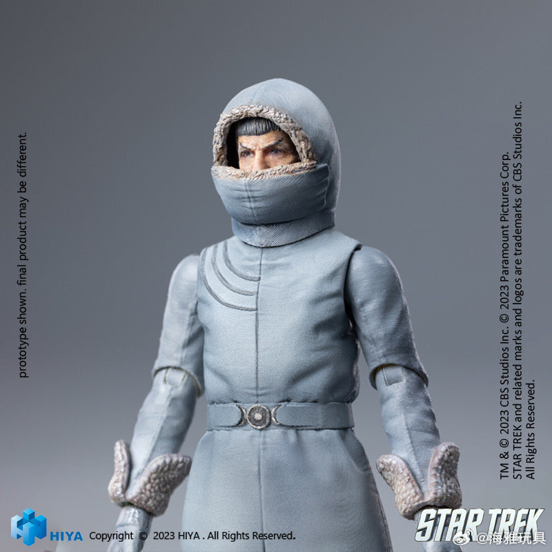 PRE ORDER - 1/18 Scale HIYA 4-Inch Action Figure - Exquisite Mini Series STAR TREK 2009 Spock Prime Collectible - Perfect for Display, Gifts & Star Trek Fans