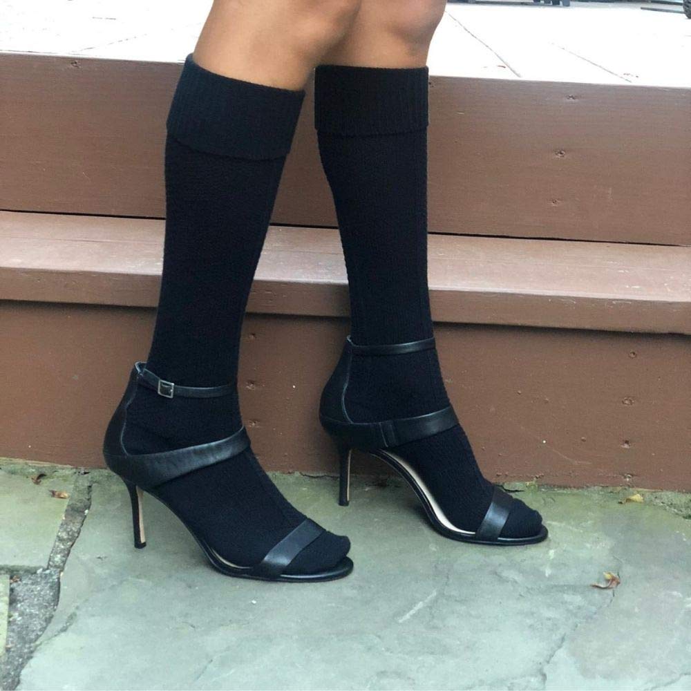 Women's Knit Knee High Long Boot Socks - Winter Warm Stockings & Leg Warmers for Cold Weather - Perfect for Boots, Snow Days & Cozy Outfits