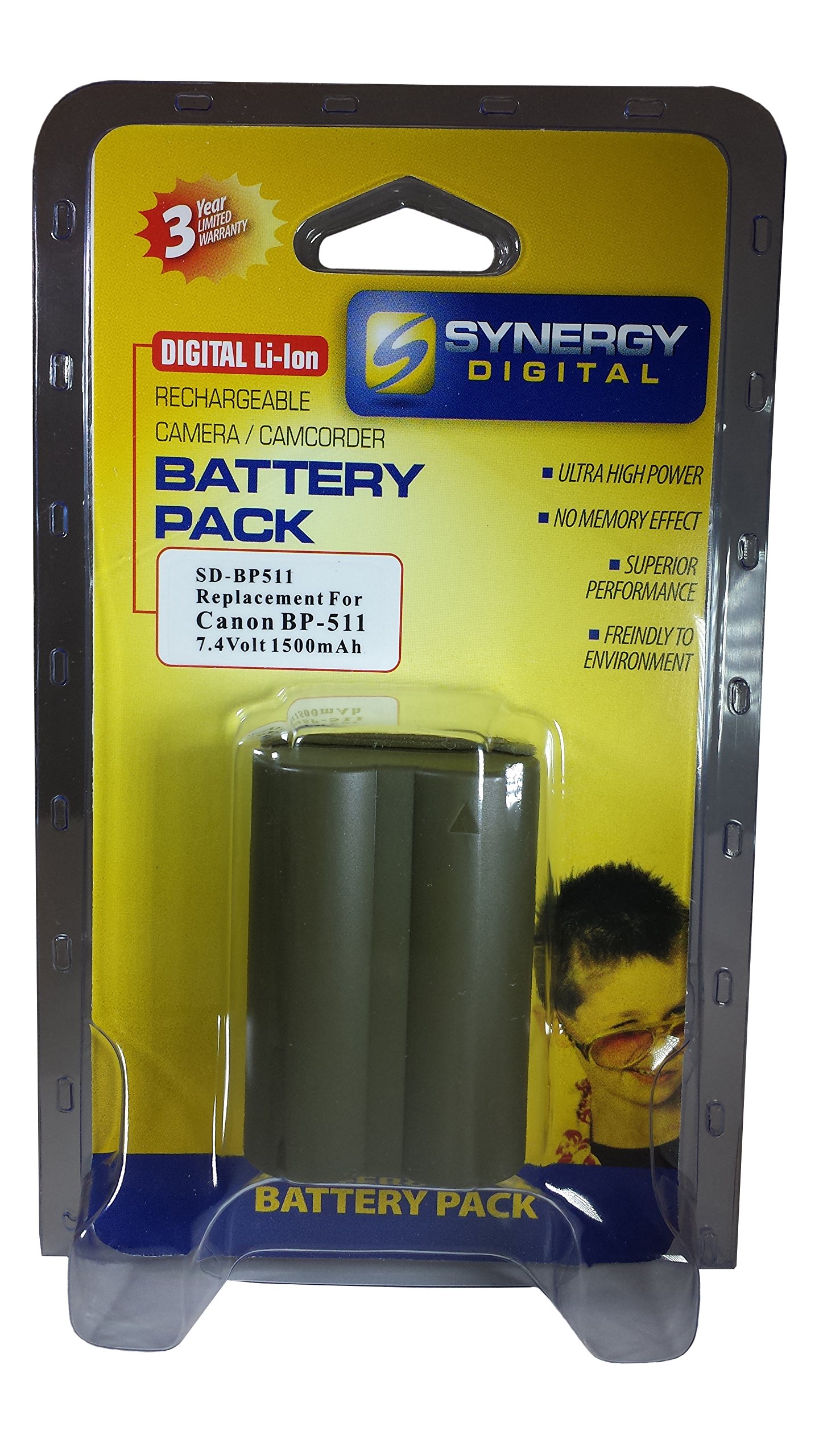 Synergy Digital Camera Accessory Kit - Compatible with Canon EOS-20Da (Battery & Charger Included) for Astrophotography