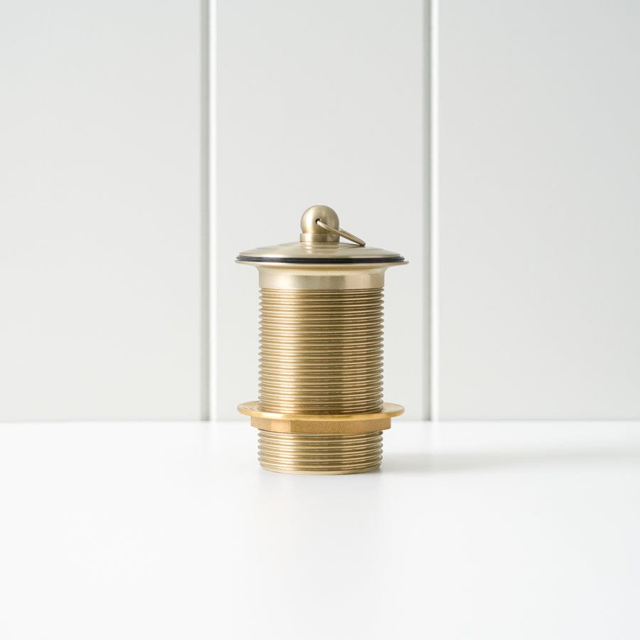 Plug and Waste Warm Brushed Nickel - Premium Sink Drain Stopper for Bathroom & Kitchen - Perfect for Modern Home Decor