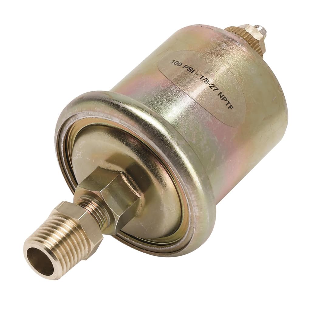 AutoMeter 990342 Short Sweep Electric Oil Pressure Sensor 0-100 PSI 1/8
