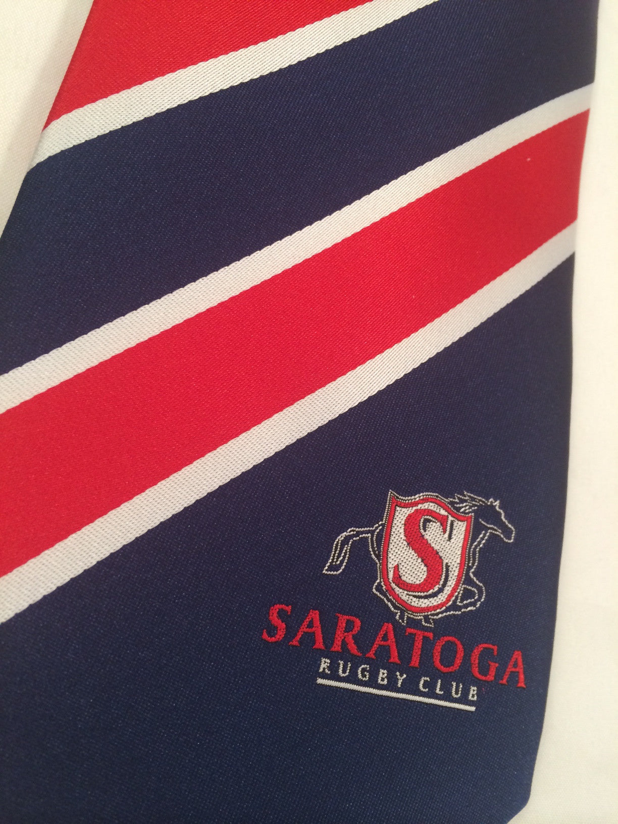 Saratoga Rugby Club Necktie - Premium Rugby Team Tie for Men - Perfect for Games, Events & Formal Occasions