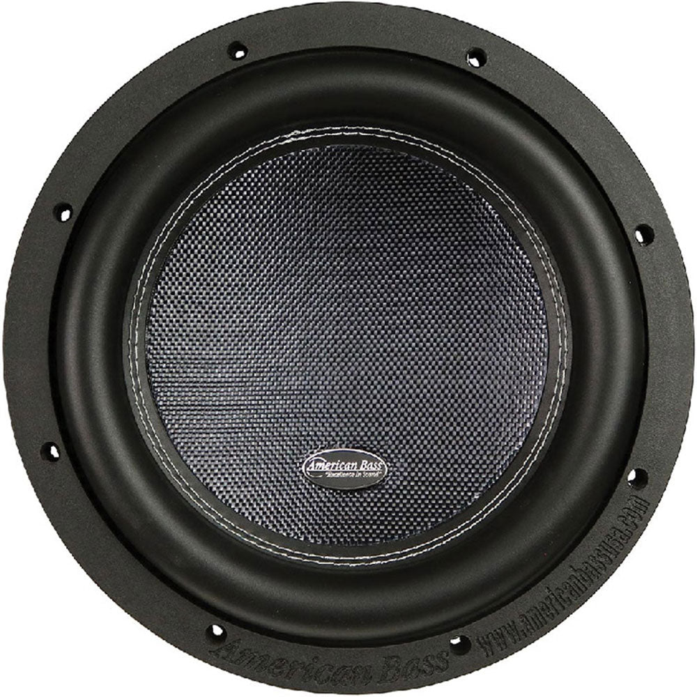 American Bass XR10D2 10 Inch 1000W RMS (2000W Peak) Dual 2 Ohm Car Subwoofer - Powerful Bass for Car Audio Systems & Custom Installations
