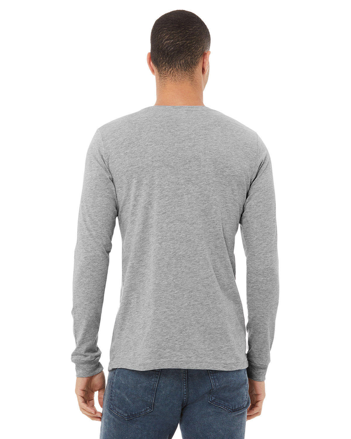 Bella + Canvas 3501 Unisex Jersey Long Sleeve T-Shirt - Soft Cotton Crewneck Tee for Men & Women - Perfect for Casual Wear, Layering & Everyday Comfort