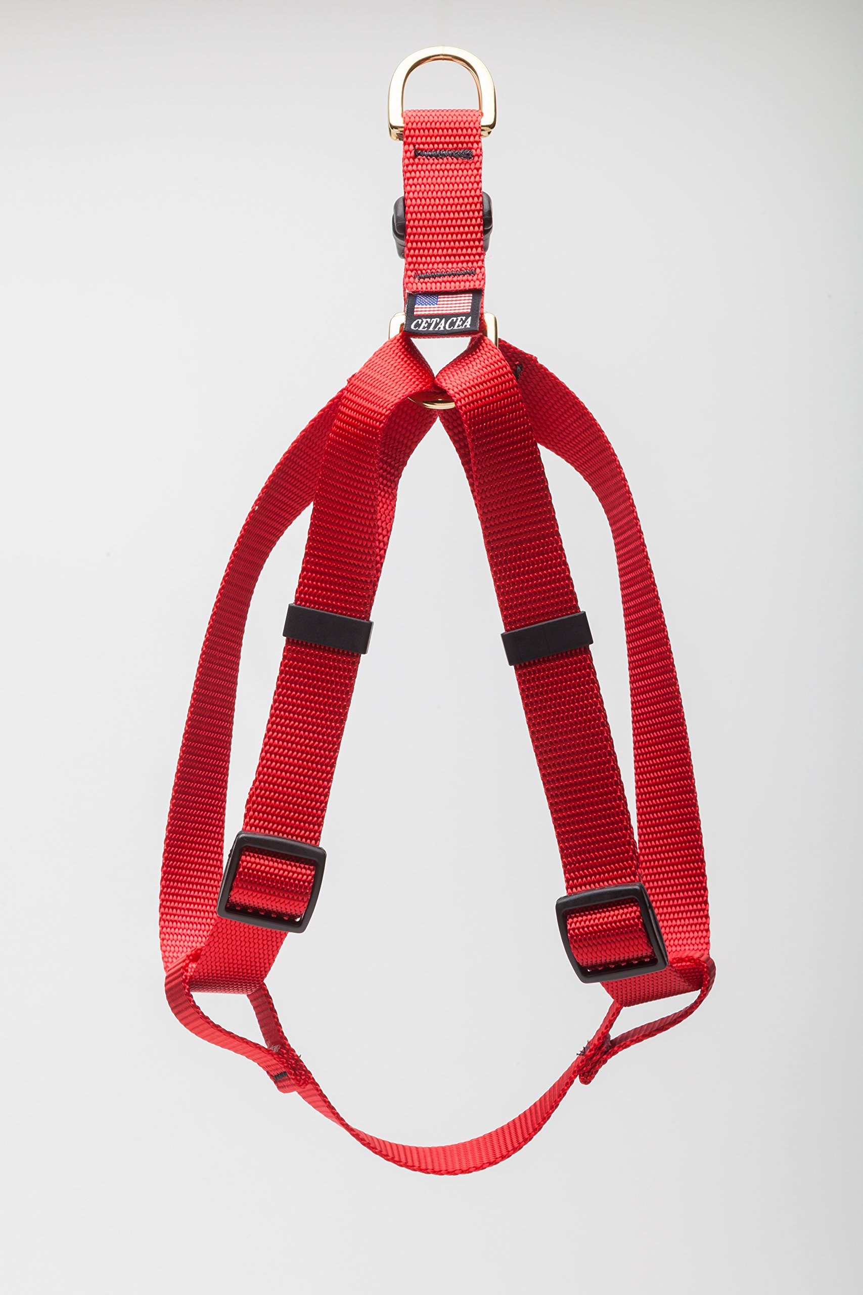 Step-In Dog Harness for Small Dogs - Adjustable & Breathable Red Pet Harness - Perfect for Walking, Hiking & Outdoor Adventures