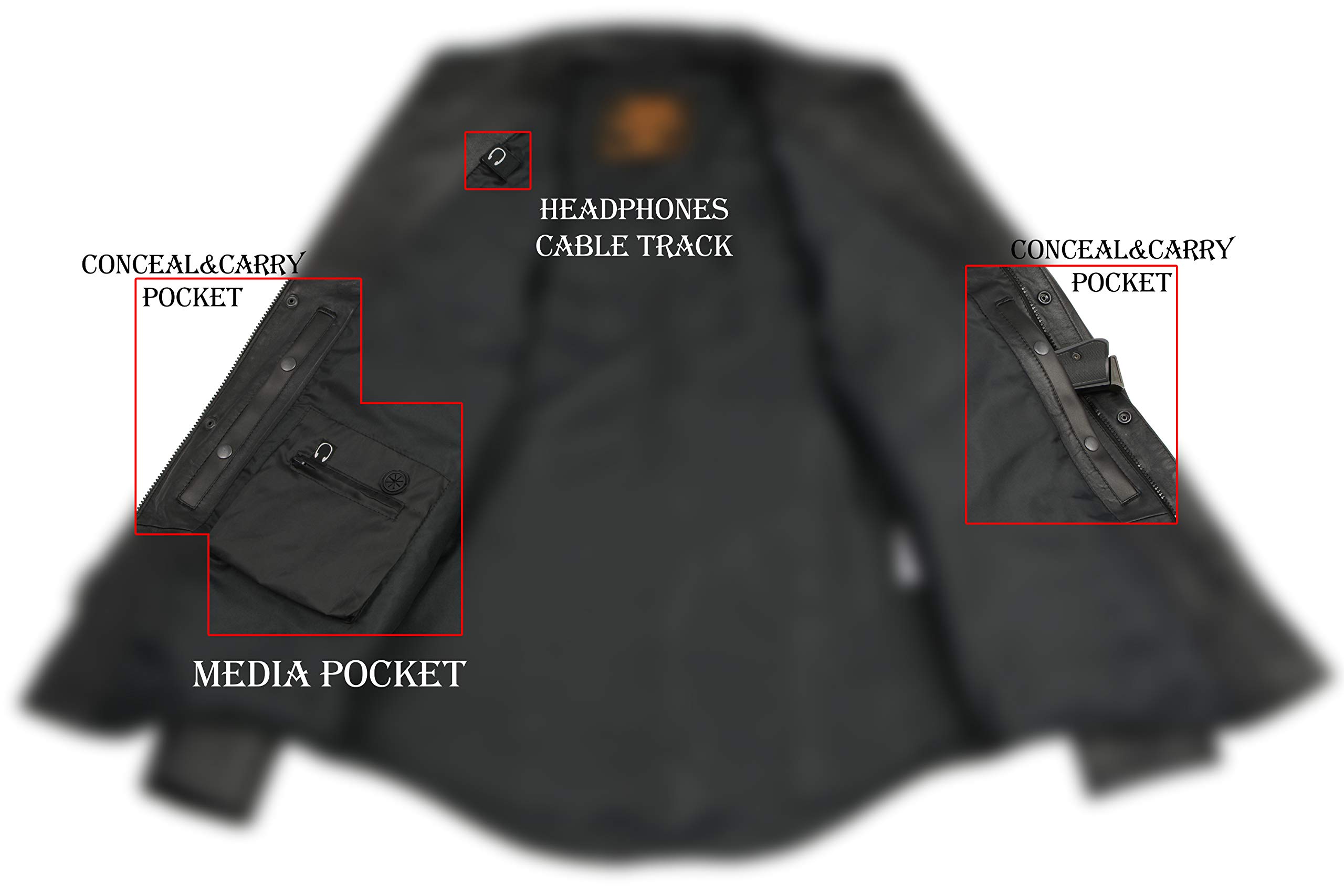 Men's Lightweight Casual Snap Button Real Leather Long Sleeve Shirt - Black (XL) | Perfect for Office, Date Night & Outdoor Activities