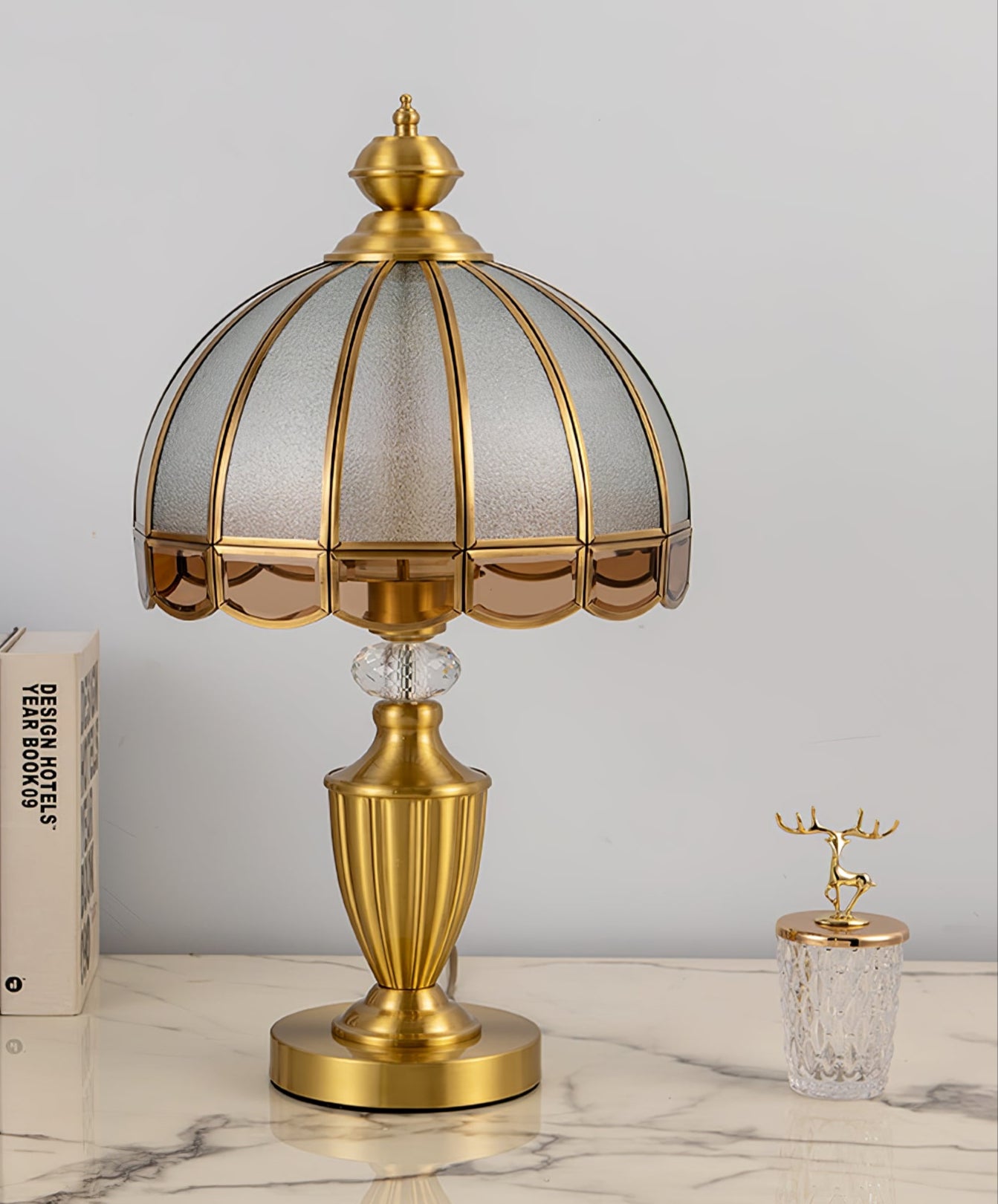 Clarissa Table Lamp - Modern LED Nightstand Light with USB Port, Adjustable Brightness for Bedroom, Living Room & Office - Perfect for Reading, Working & Relaxing