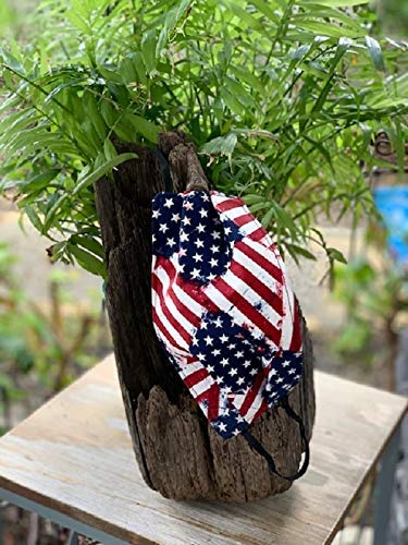 American Flag Face Mask - Red White & Blue Patriotic Mask for Adults & Youth - Breathable & Comfortable - Perfect for Holidays, Stocking Stuffers & Outdoor Events