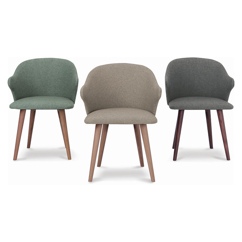 CEYLA Modern Dining Chair with Marble Blue Fabric - Stylish & Comfortable for Kitchen, Dining Room, and Office Use