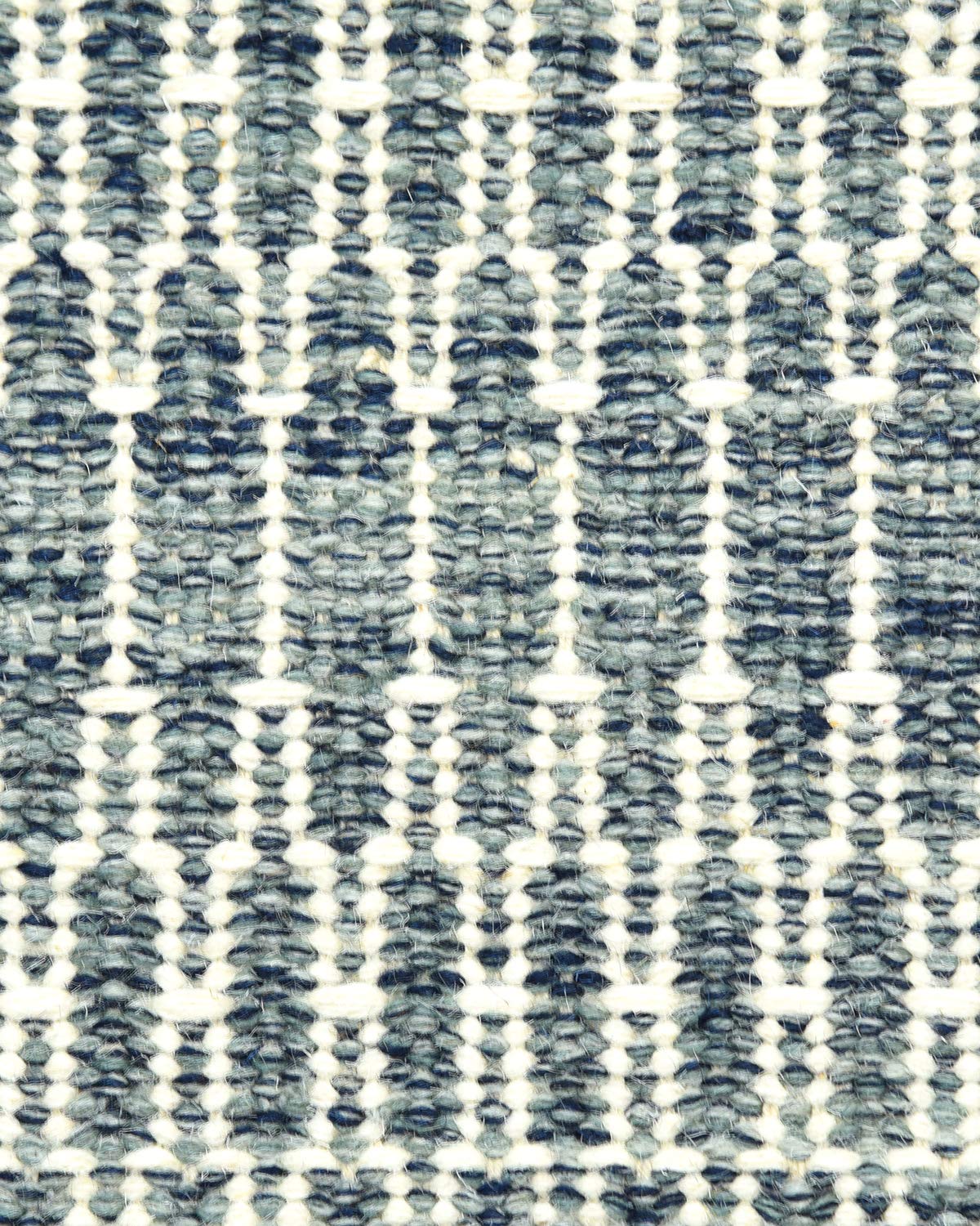 Solo Rugs Deanna Contemporary Handmade Blue Area Rug 9'x12' - Soft Modern Floor Covering for Living Room, Bedroom & Office Decor
