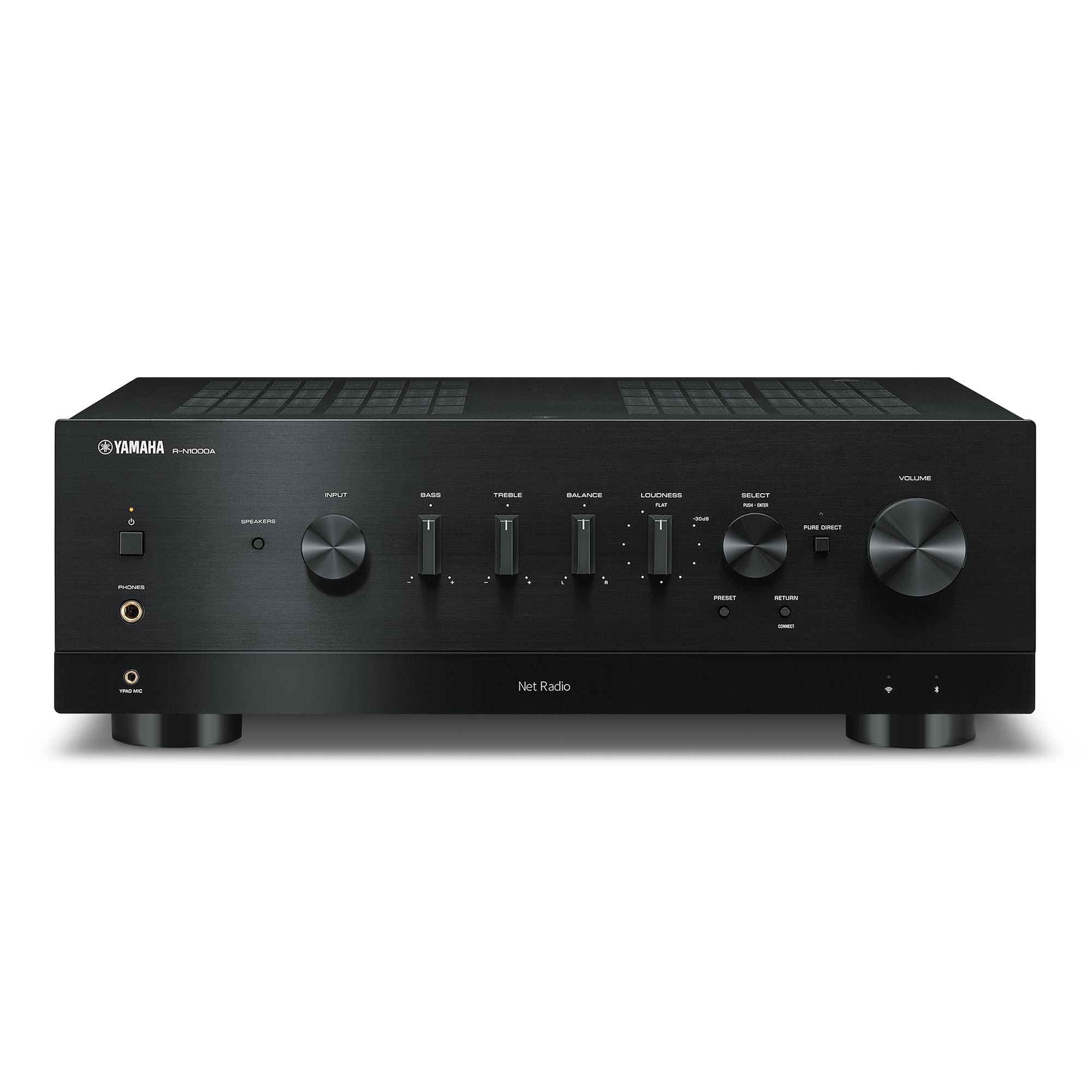 Yamaha R-N1000A Hi-Fi Stereo Network Receiver with Wi-Fi, Bluetooth & Streaming - Perfect for Home Theater & Music Listening