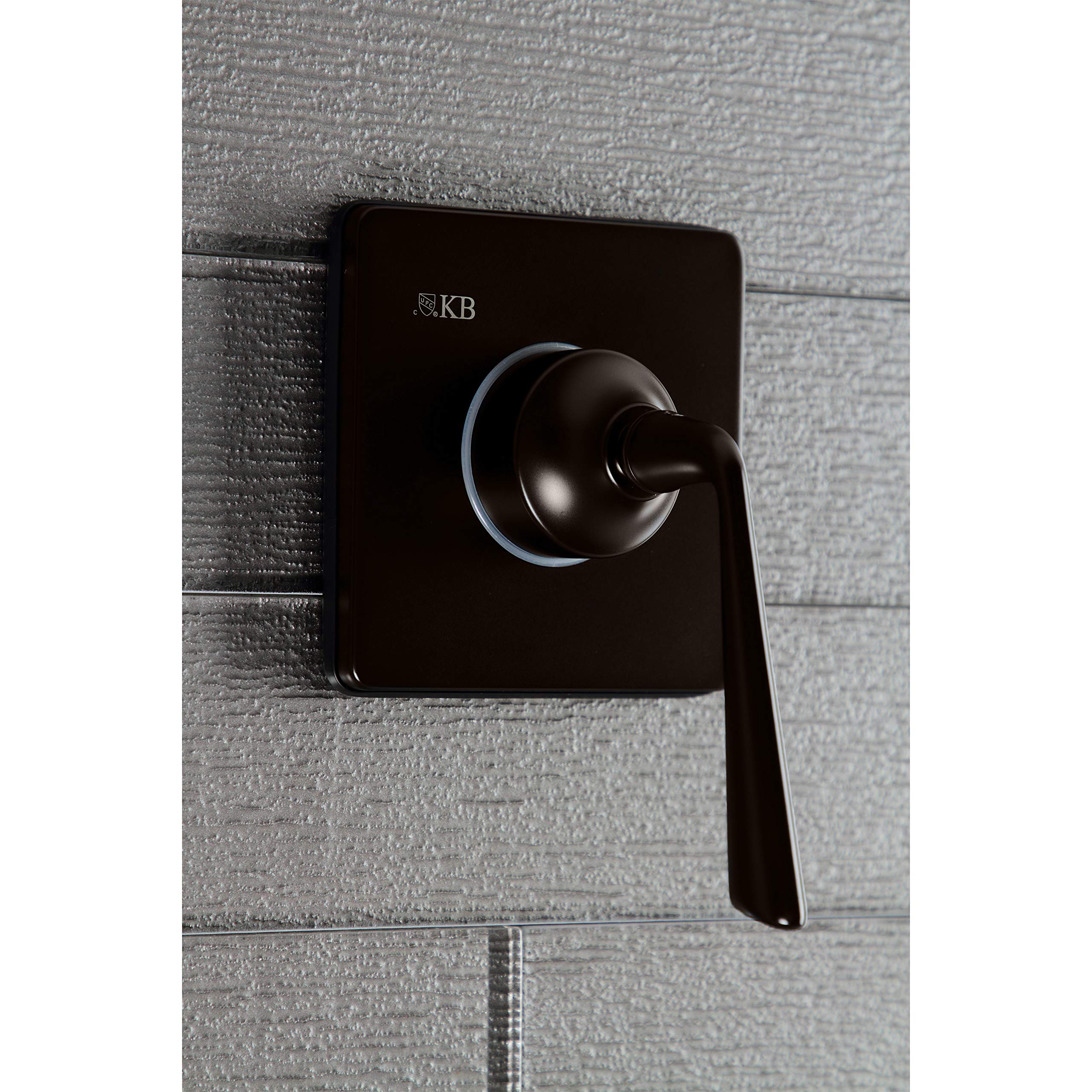 Kingston Brass KS3045ZL 3-Way Diverter Valve with Trim Kit in Oil Rubbed Bronze Finish - Perfect for Shower, Bathtub, and Spa Plumbing Systems