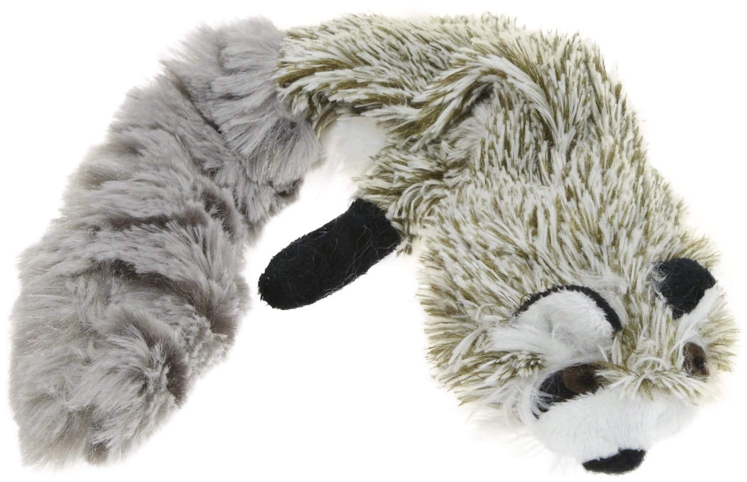 Skinneeez Multicolored Raccoon Plush Dog Toy - Small Durable Chew Toy for Puppies & Adult Dogs | Soft Interactive Pet Toy for Fetch, Training & Cuddling | Indoor Play, Outdoor Adventures & Teething Relief | Perfect for Home, Park & Travel Use | Great for Playtime, Training Sessions & Comforting Anxious Pets