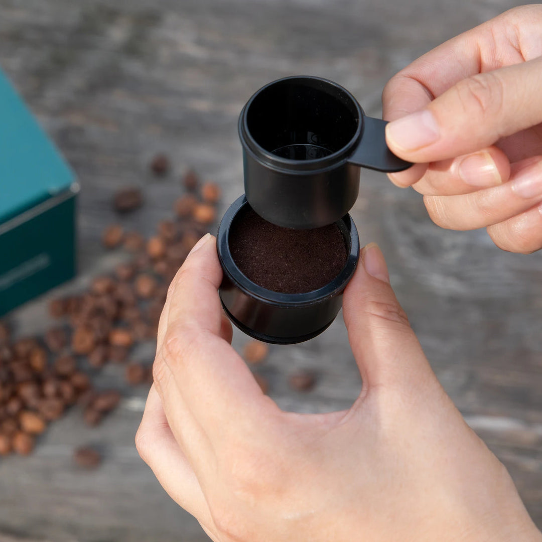 Outin Nano Filter Basket Kit - Portable Coffee Filter for Camping, Travel & Home Brewing | Compatible with AeroPress & Pour Over Coffee Makers | BPA-Free Stainless Steel Mesh