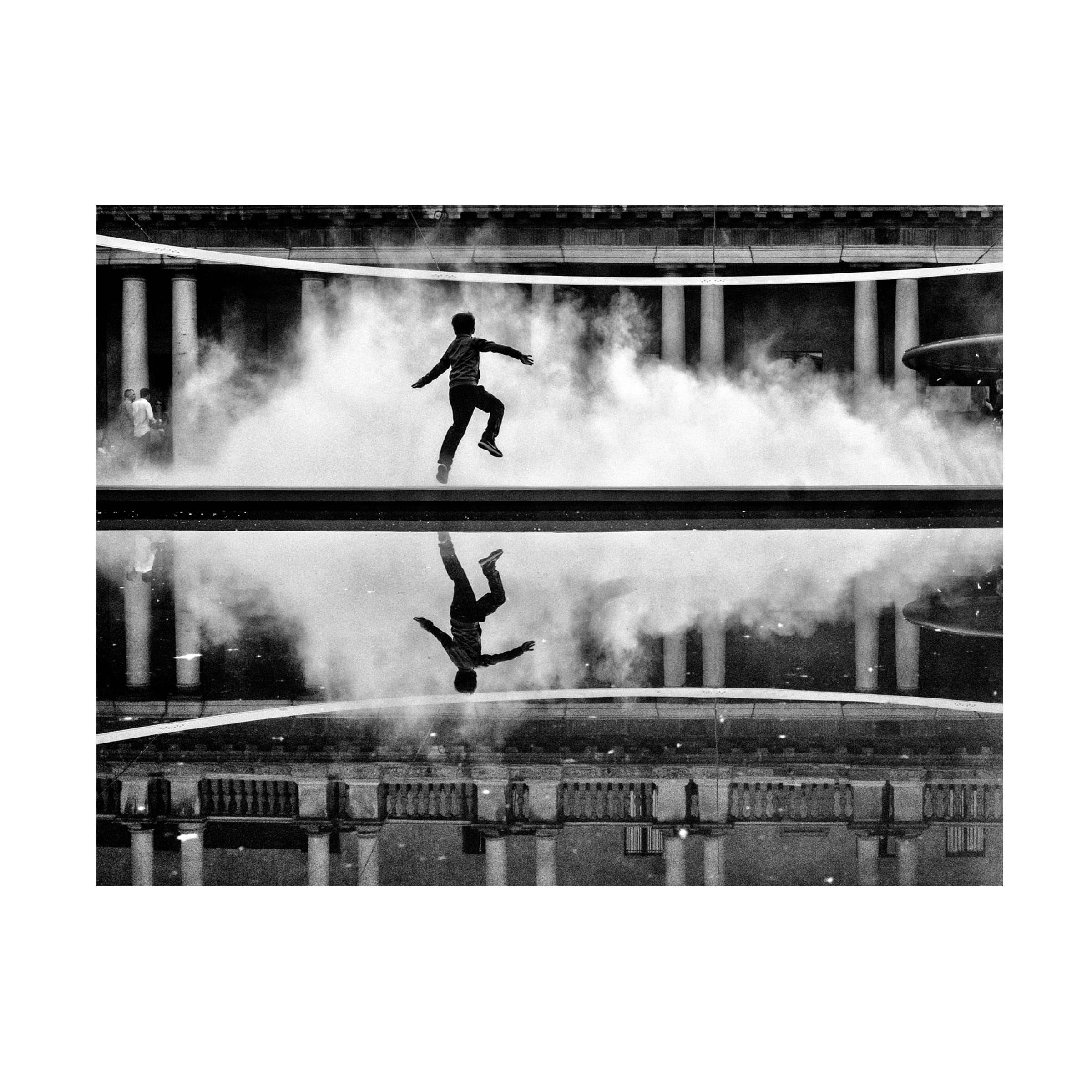 Trademark Fine Art 'Flying Through The Clouds Pt 2' Canvas Wall Art Print by Pristine Clothes - Perfect for Living Room, Bedroom & Office Decor