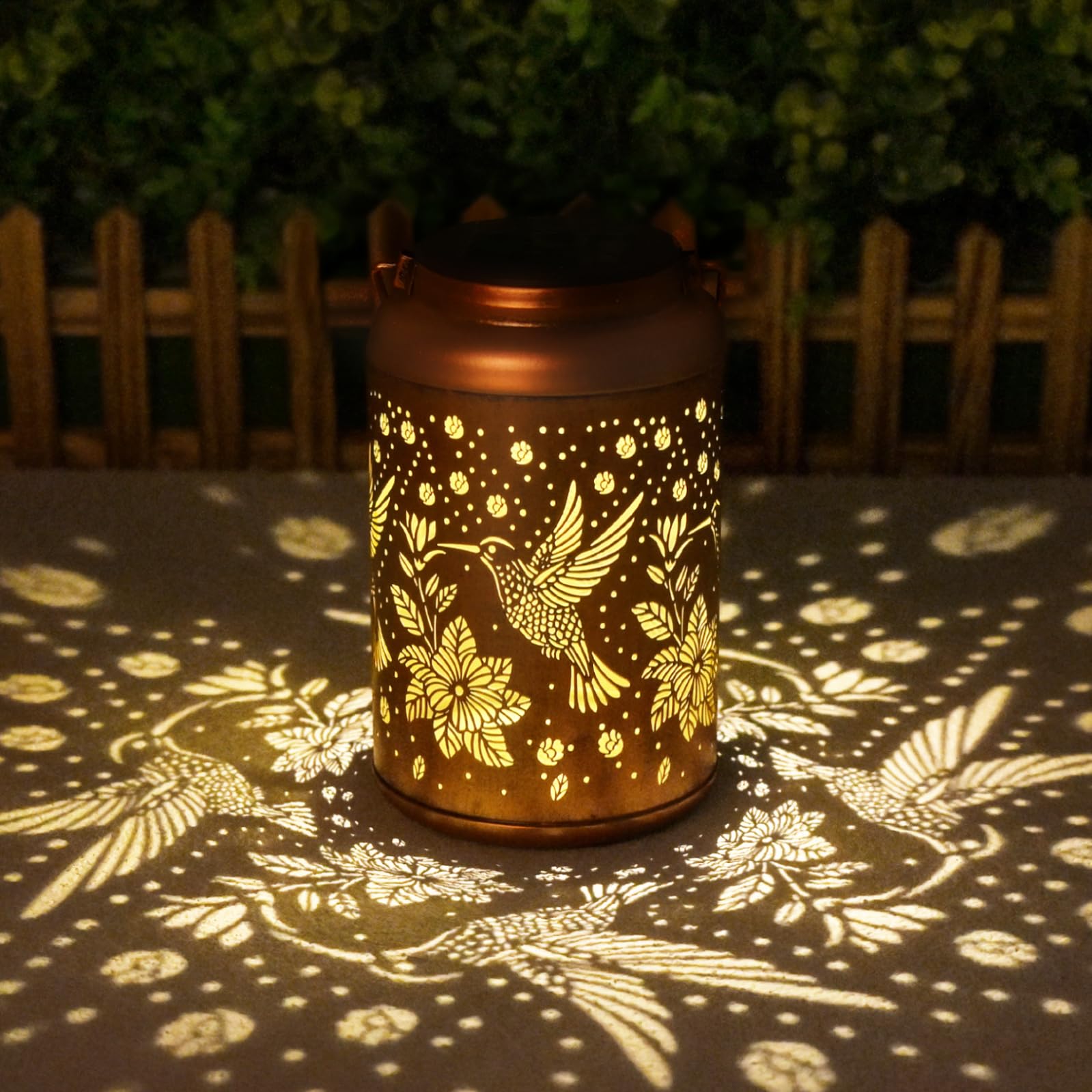 Hummingbird Solar Lanterns - Waterproof Outdoor Hanging Solar Lights for Garden, Patio, Yard & Balcony | Perfect Birthday Gift for Women, Men & Mom | Ideal Mother's Day Present | Solar-Powered Decoration for Outdoor Spaces | Creates Romantic Ambiance for Evenings & Special Occasions