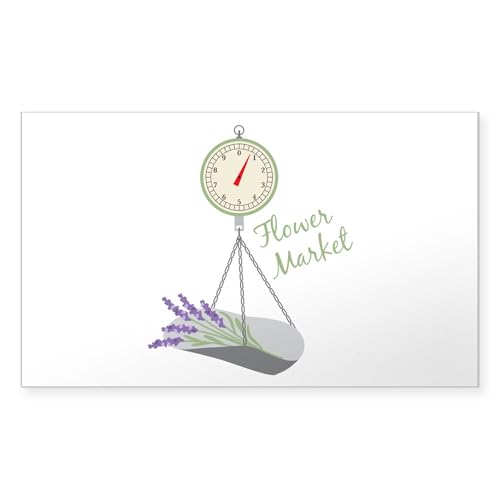 Clear - Flower Market Sticker