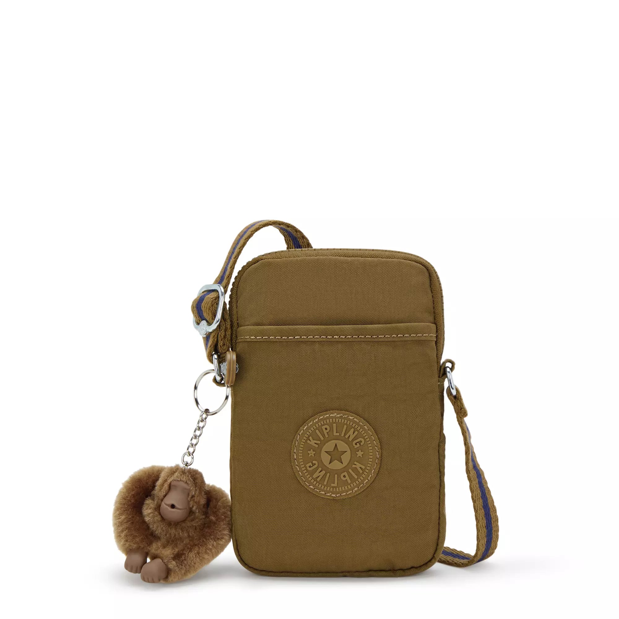 Kipling Tally Crossbody Phone Bag for Women - Lightweight & Water-Resistant Dry Laurel - Perfect for Travel, Shopping & Everyday Use