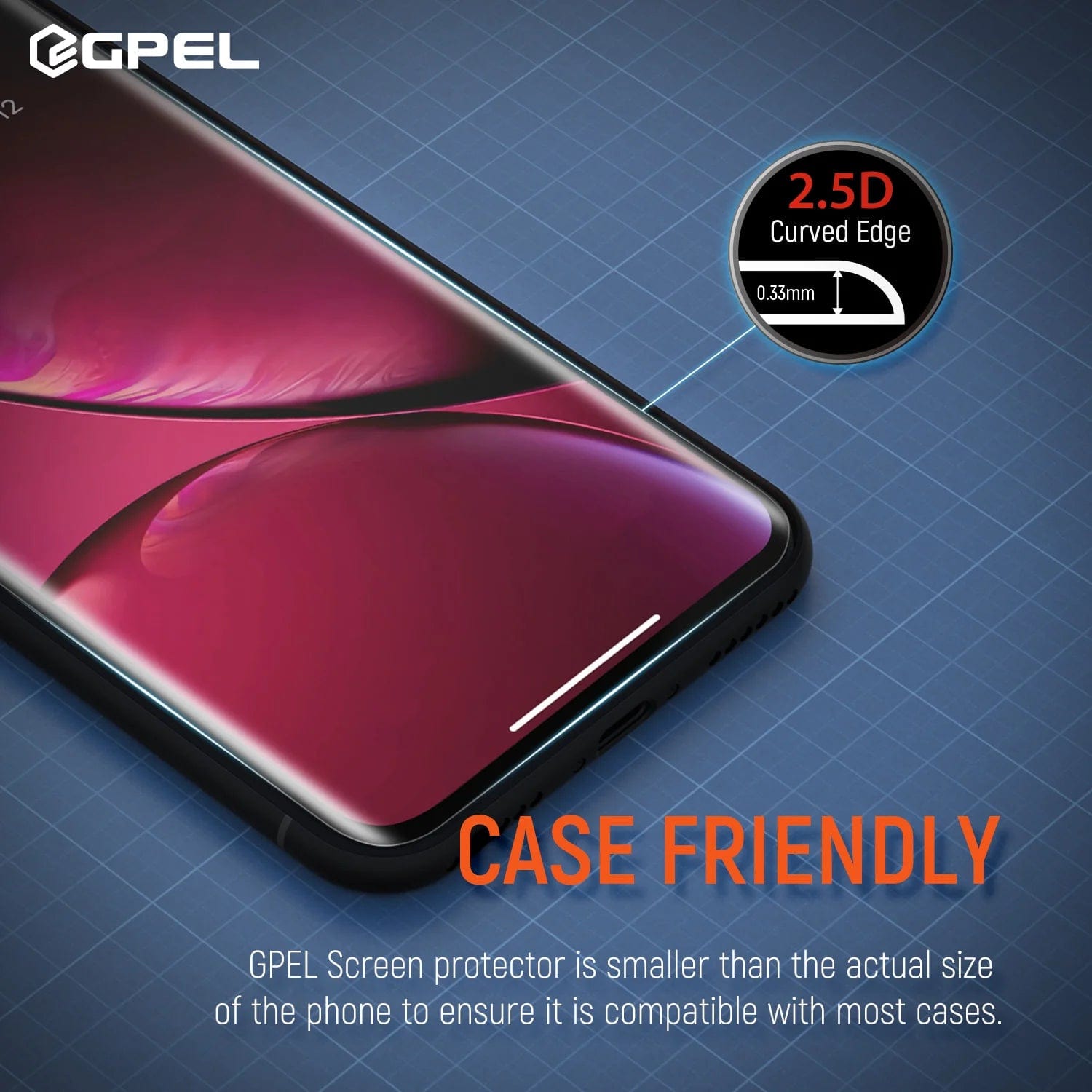 iPhone XR Screen Protector - Tempered Glass, 9H Hardness, HD Clear, Anti-Scratch, Bubble-Free - Perfect for Everyday Use, Gaming & Outdoor Activities