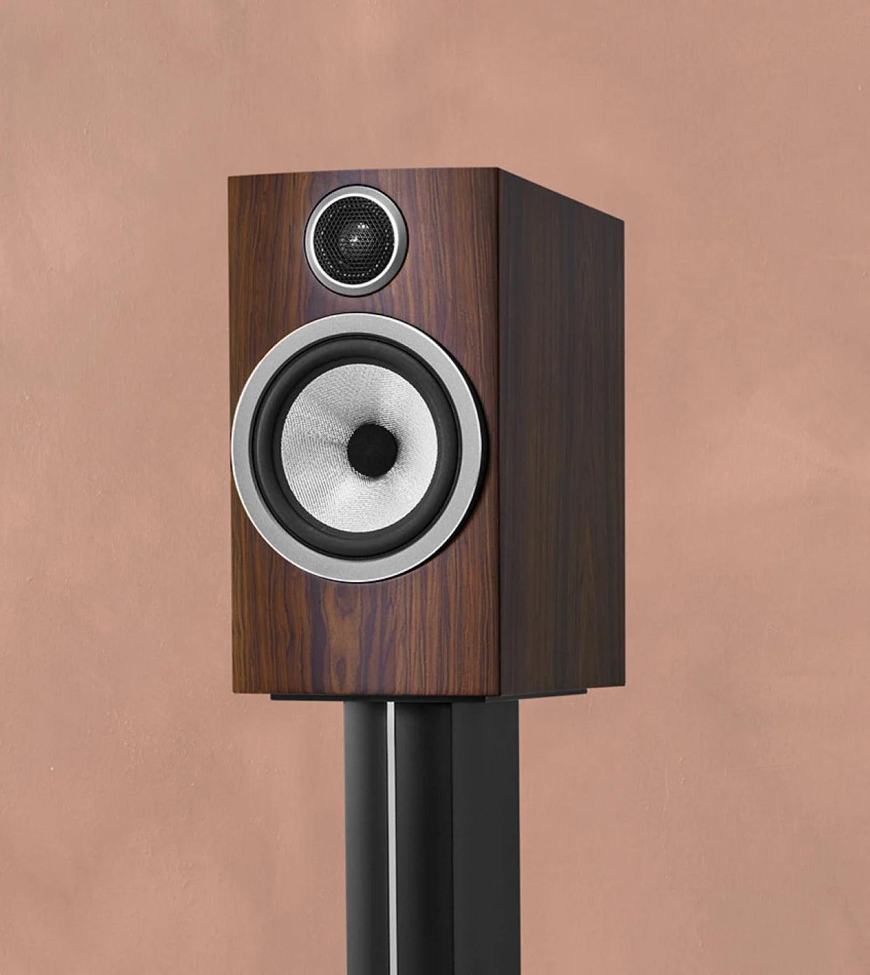 Bowers & Wilkins 706 S3 Bookshelf Speakers (Pair) - Premium Hi-Fi Audio for Home Theater & Music Listening