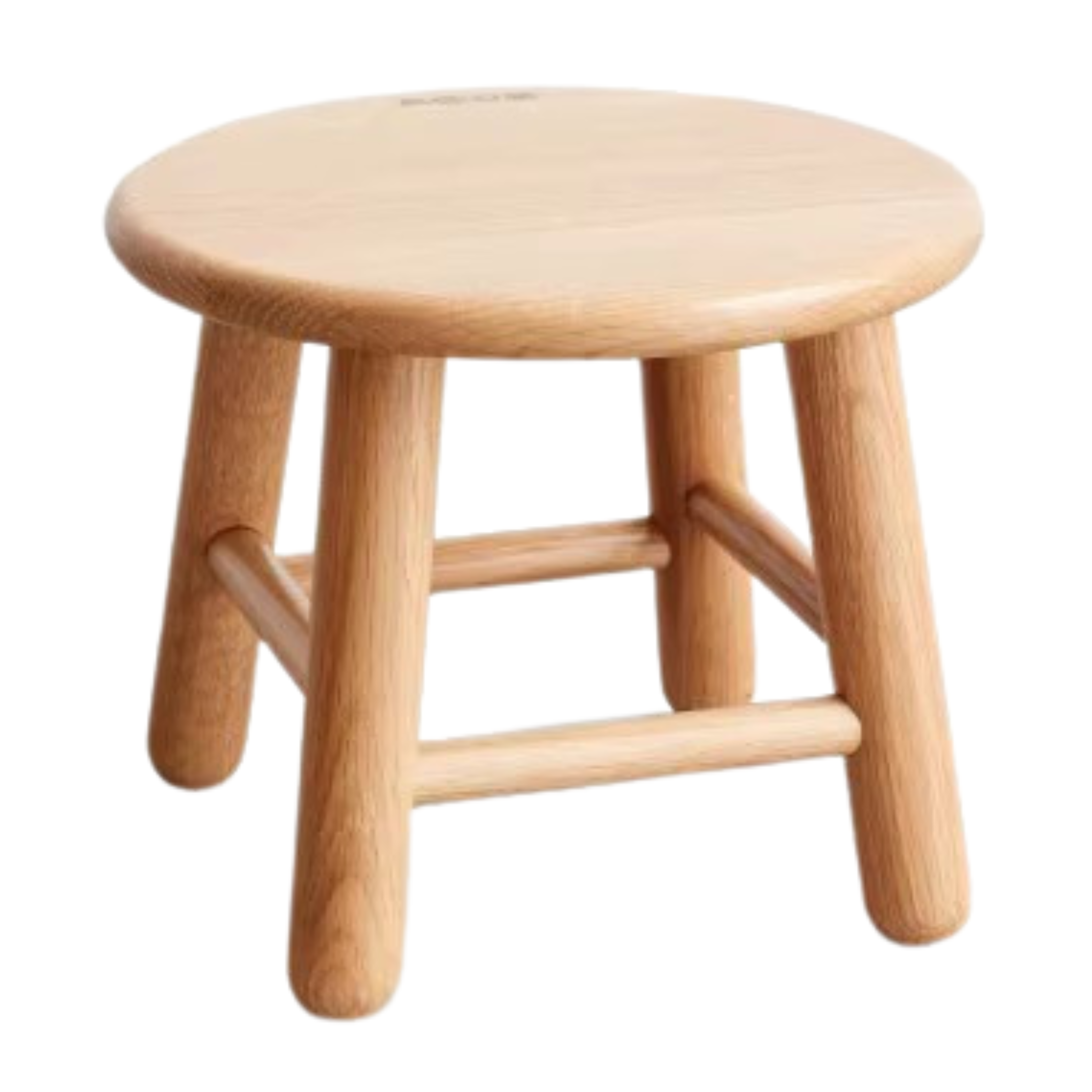 Solid Oak and Beech Wood Small Stool - Handcrafted Wooden Footstool, Side Table or Decorative Accent for Living Room, Bedroom, Nursery