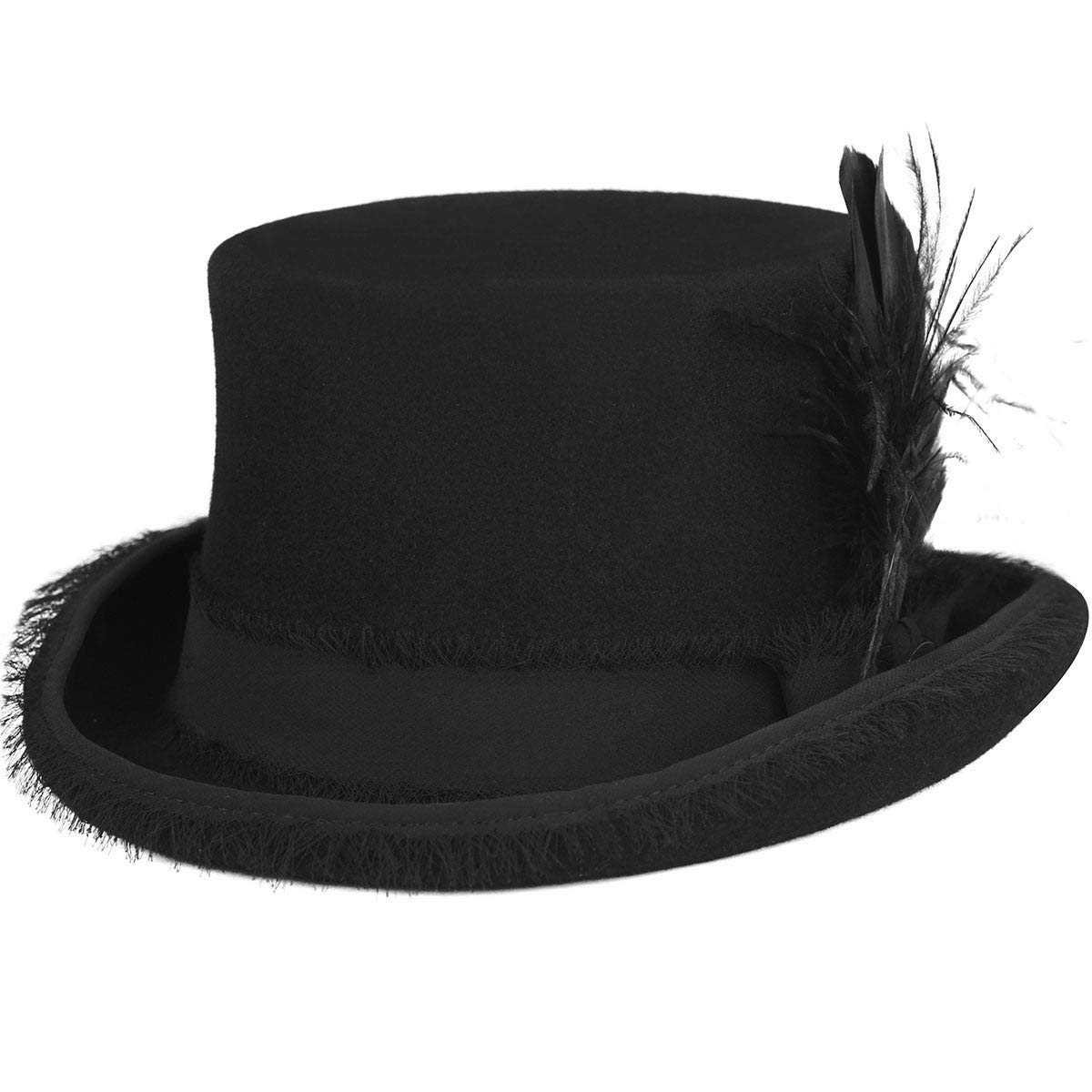 Bailey Renegade Vivienne Top Hat - Vintage Style Steampunk Hat for Women | Perfect for Cosplay, Halloween Costumes & Victorian Themed Parties