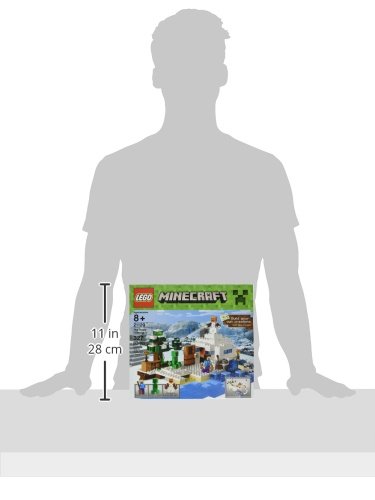 LEGO Minecraft The Snow Hideout 21120 Building Kit - Creative Construction Toy for Kids & Adults - Perfect for Minecraft Fans, Winter Themed Play & Collectors